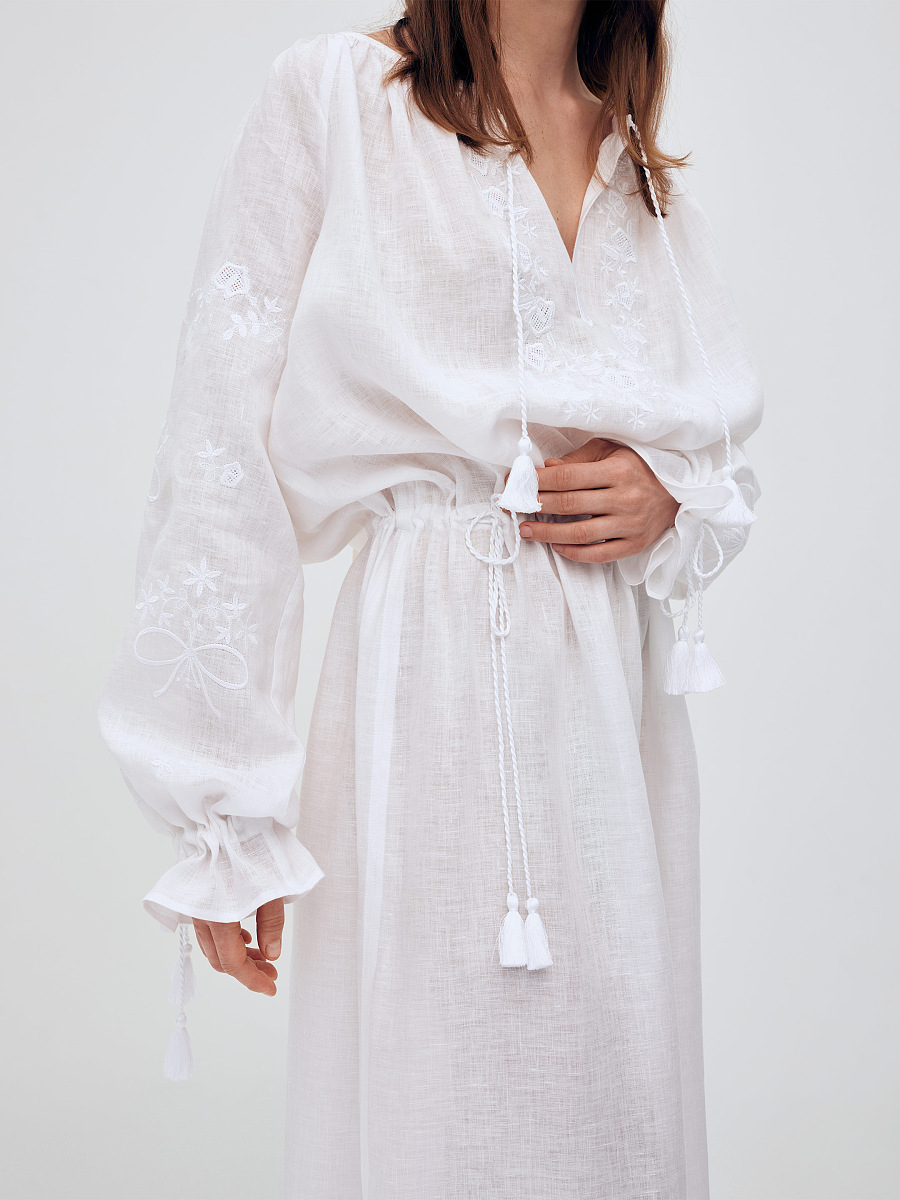 Dress with a loose cut "Lisova Mavka" [0]