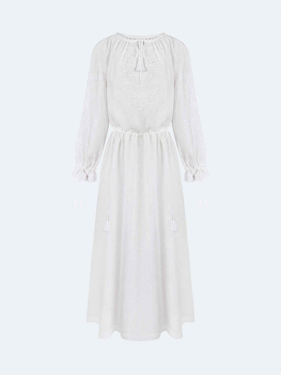 Dress with a loose cut "Lisova Mavka" [0]