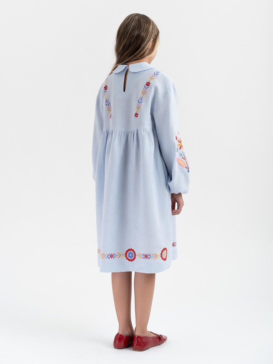 Children's dress with embroidery "Kvitna" [0]