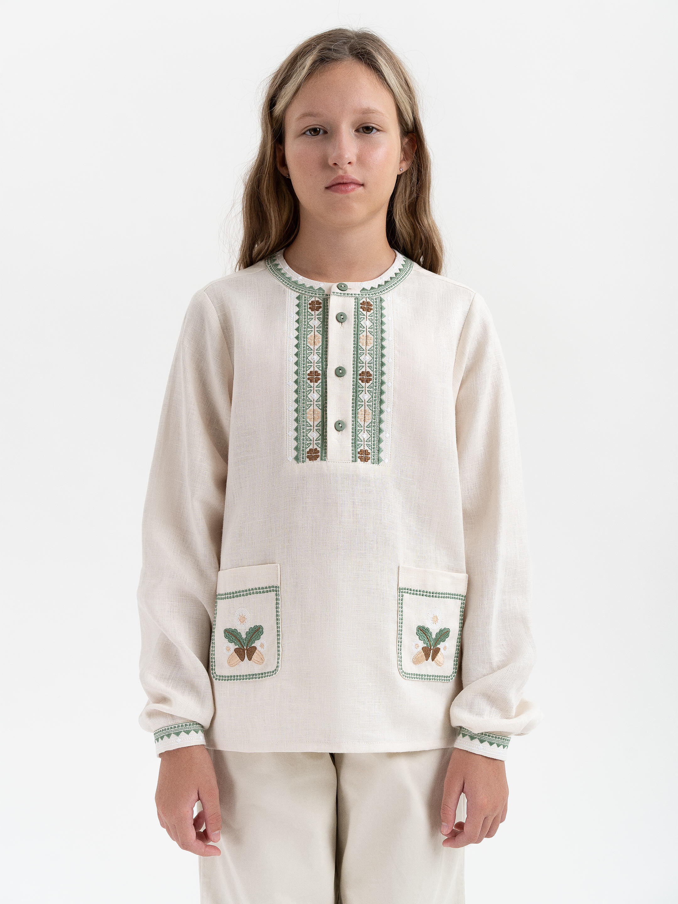 Children's embroidered shirt "Tsvirkun" cheap