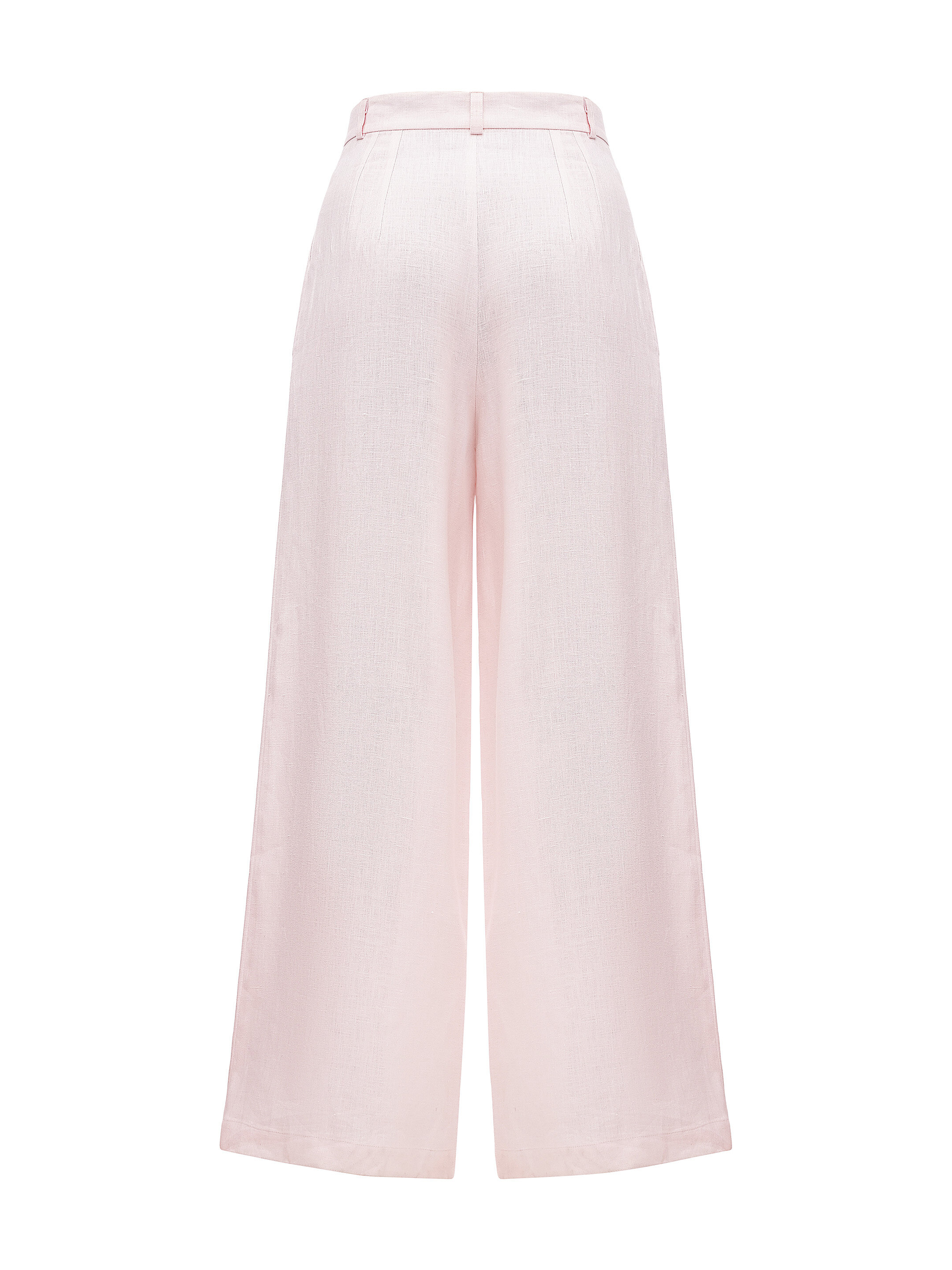 Light pink linen women's pants «Agrus» ціна