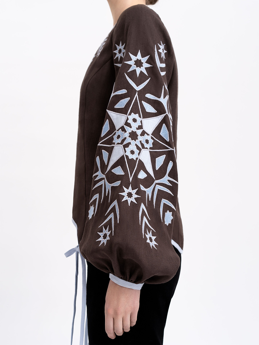 Women's embroidered shirt "Zirka" evening [0]
