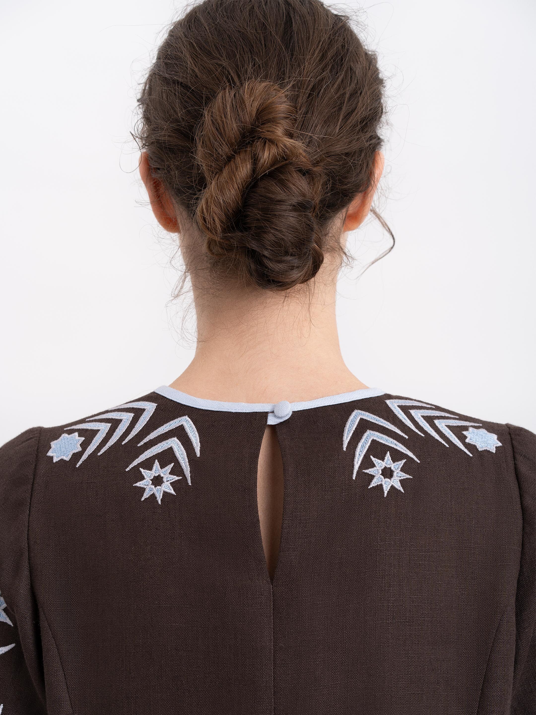 Women's embroidered shirt "Zirka" evening choose