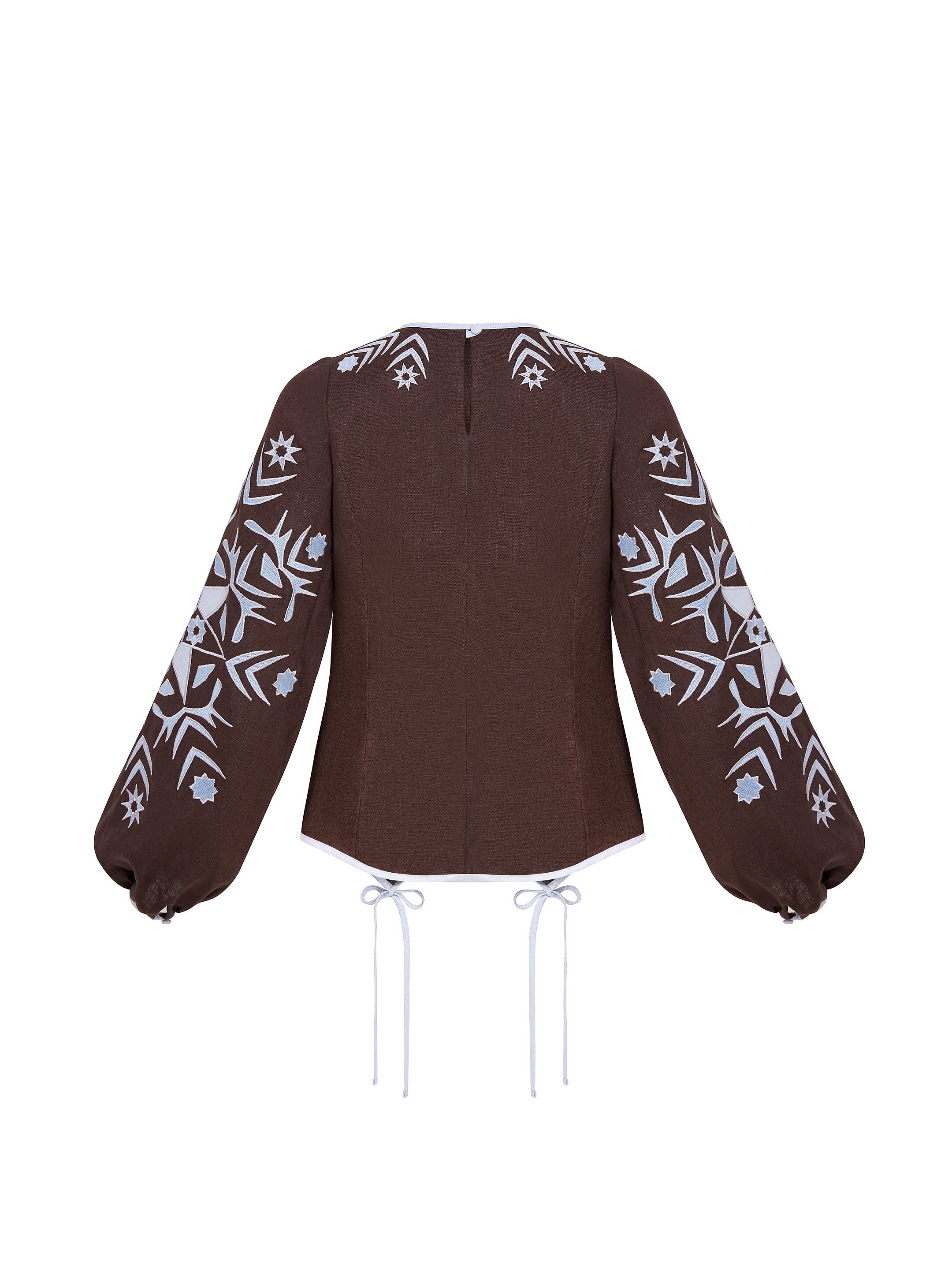 Women's embroidered shirt "Zirka" evening sizes