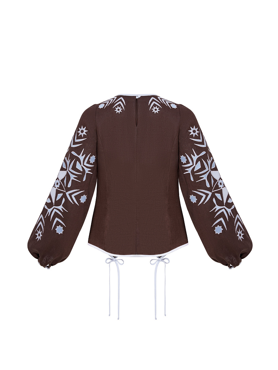 Women's embroidered shirt "Zirka" evening [0]