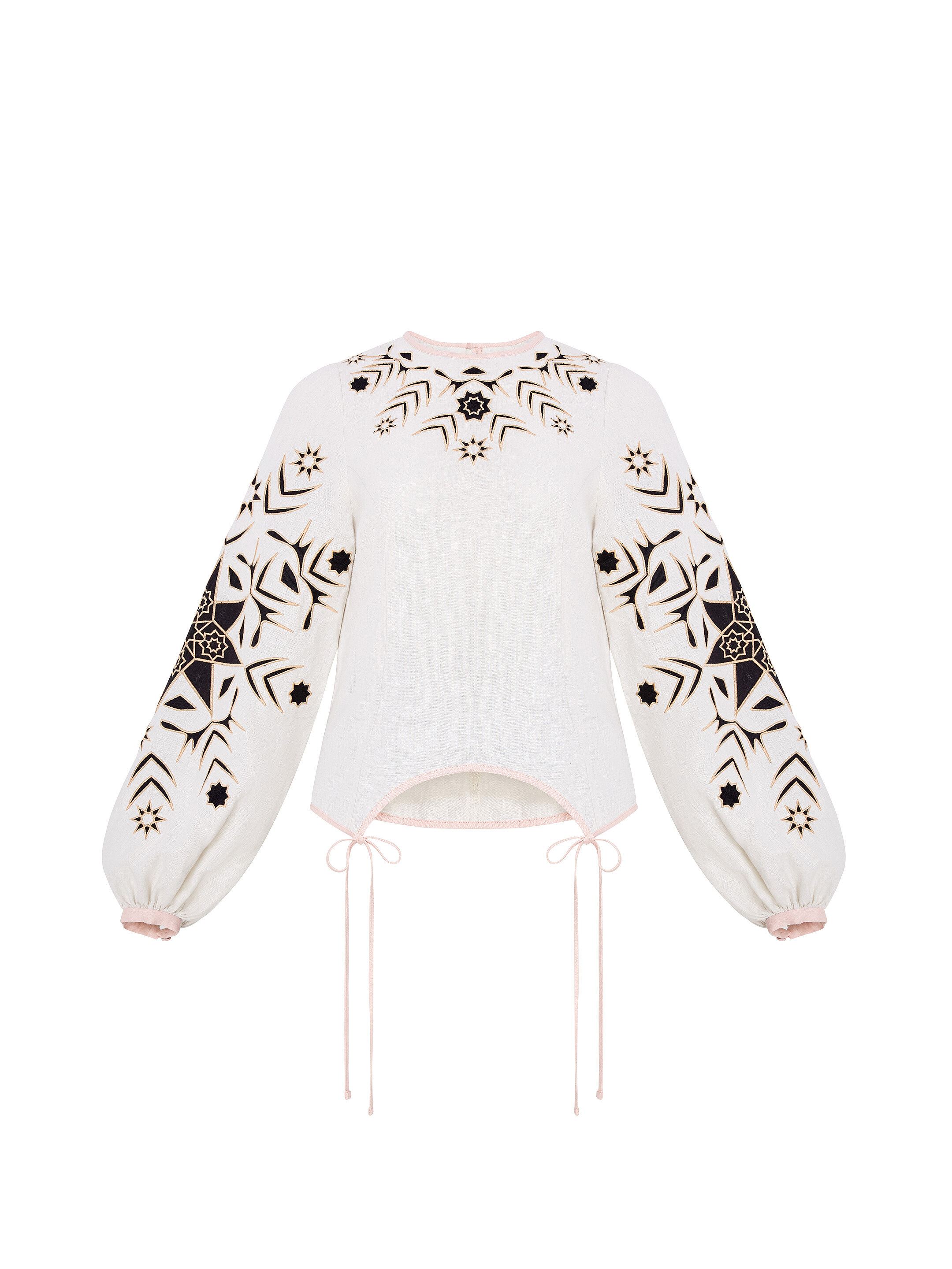 Women's embroidered shirt Aurora fitting