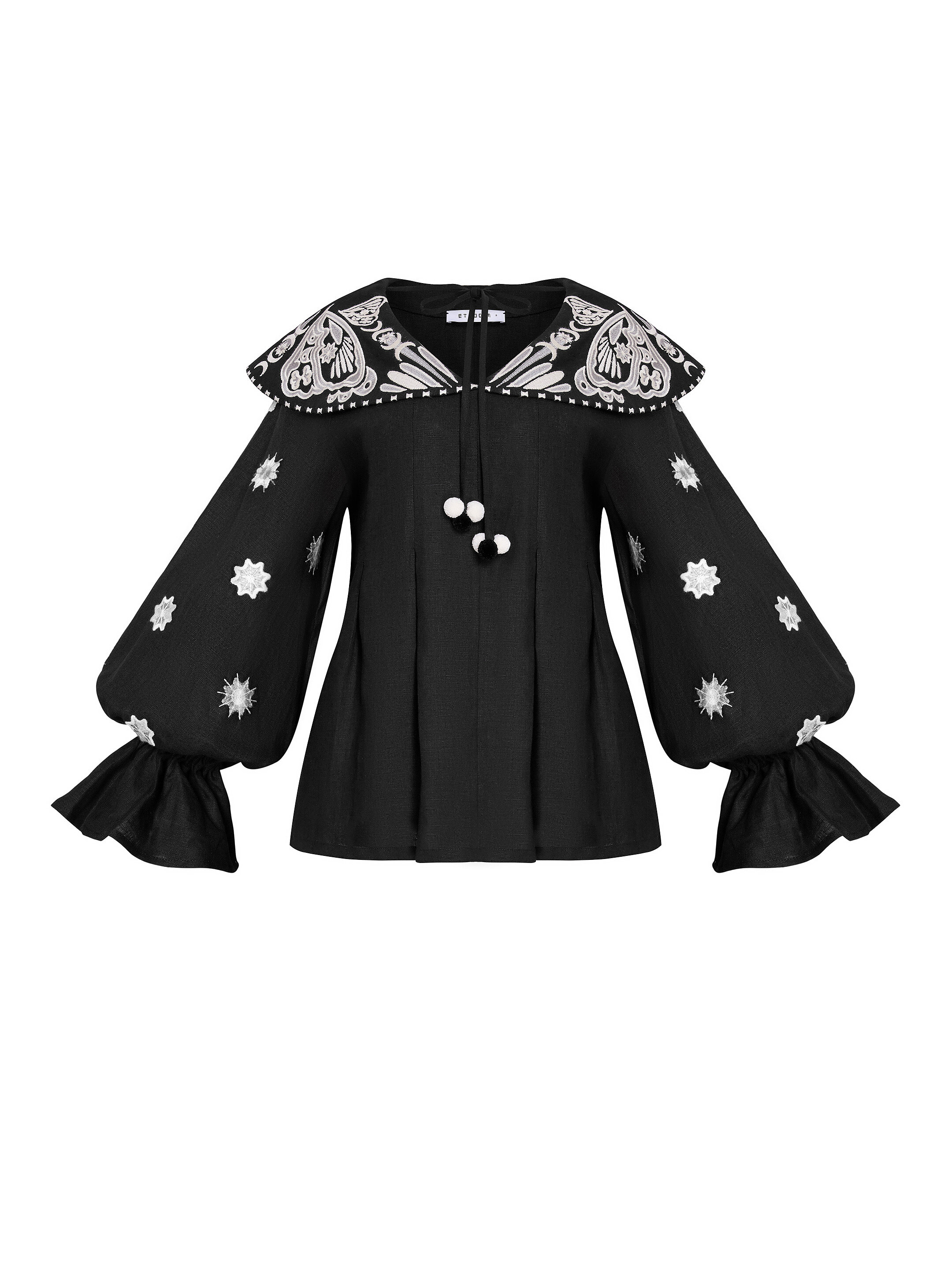 Black blouse "Lehit" sizes