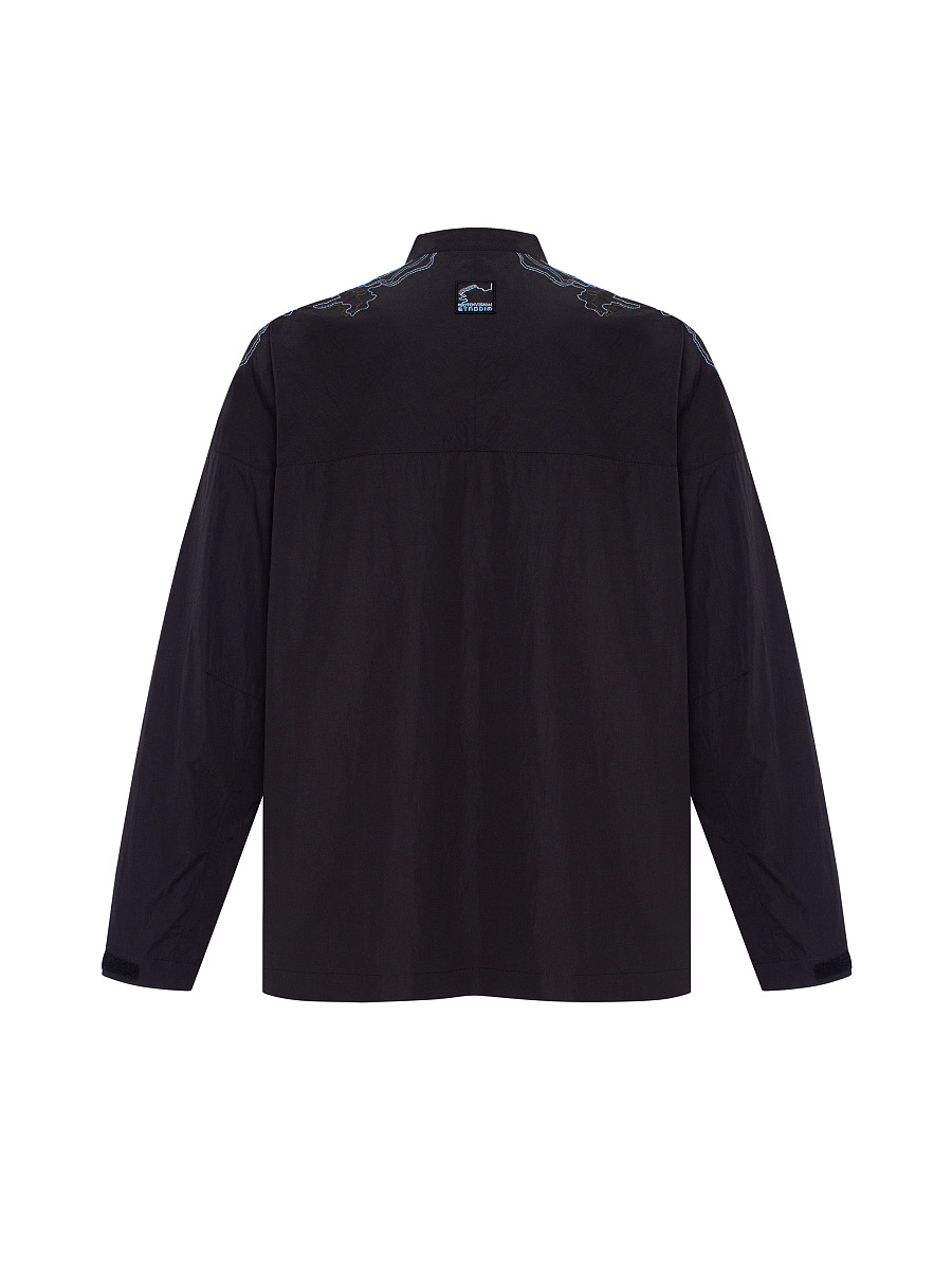 Men's black shirt with embroidery ETND-RD-DARK-MALE [0]