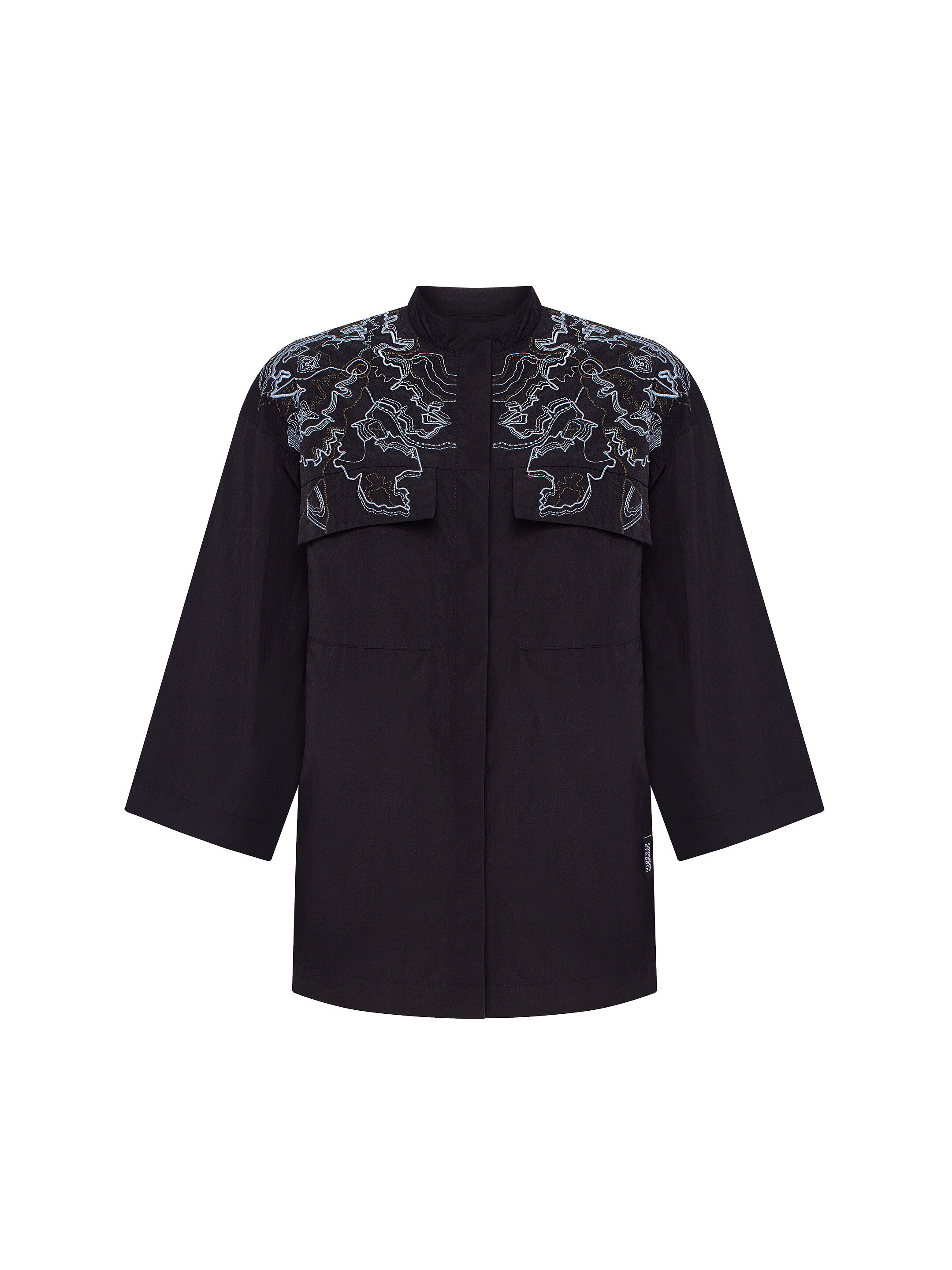 Women's black shirt with embroidery ETND-RD-DARK-FEMALE choose
