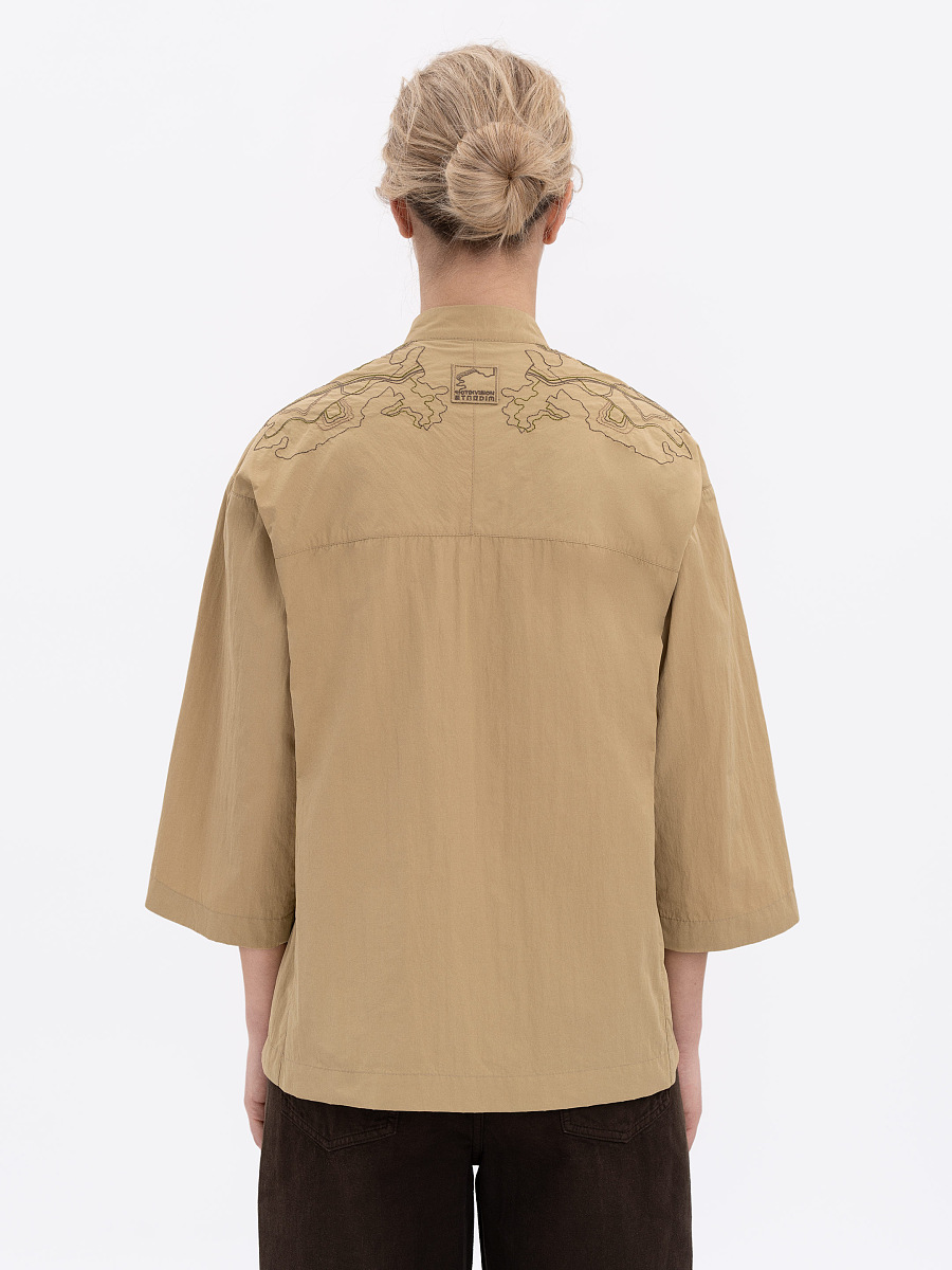 Women's sand shirt with embroidery ETND-RD-SAND-FEMALE [0]