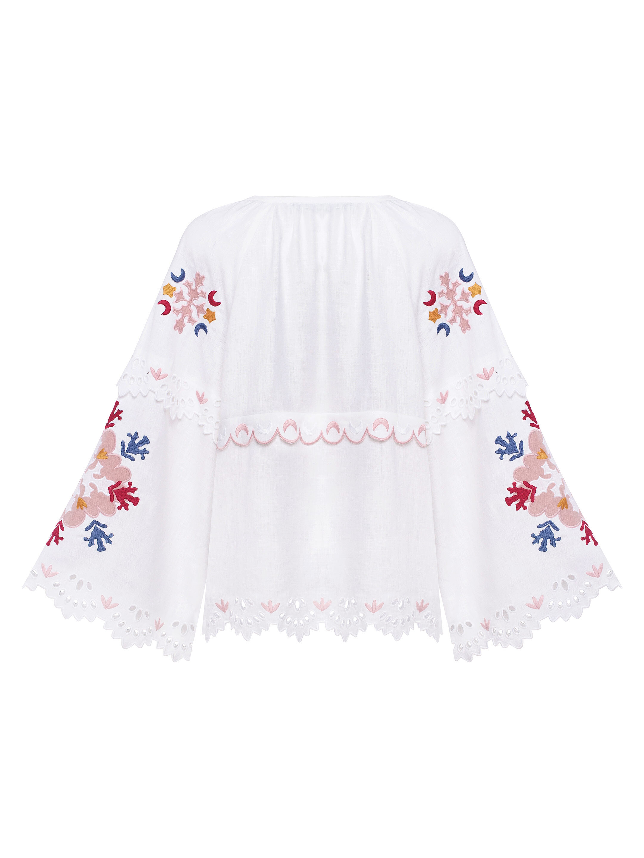 White embroidered linen blouse "Horytsvit" sizes
