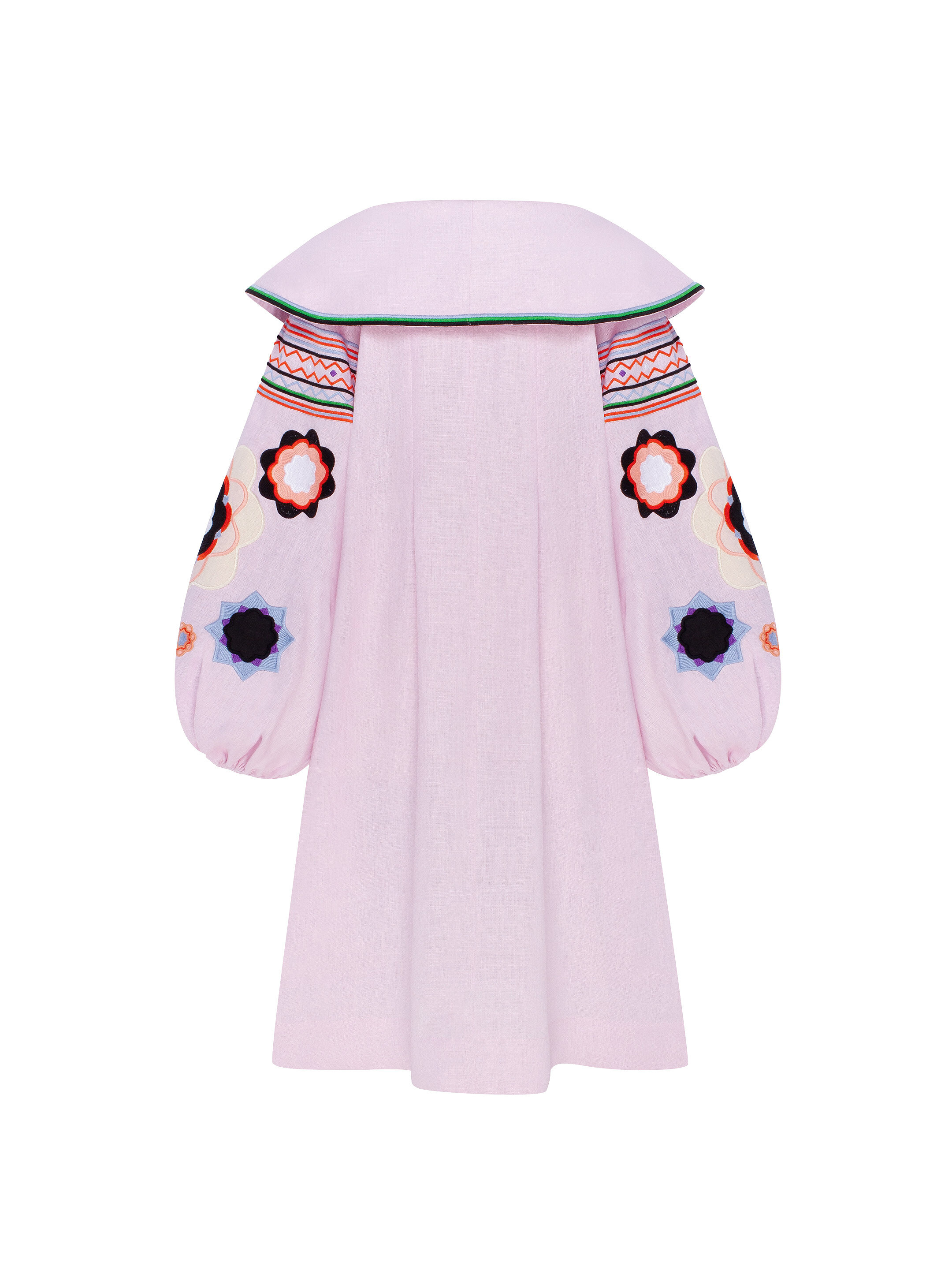 Embroidered dress “Rumiana” fitting