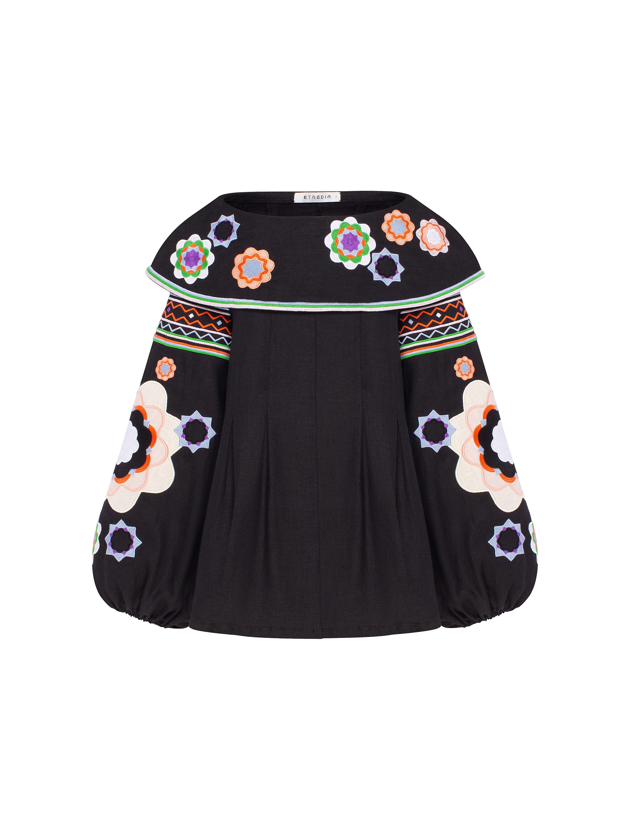Embroidered Shirt "Black Kvitka" sizes