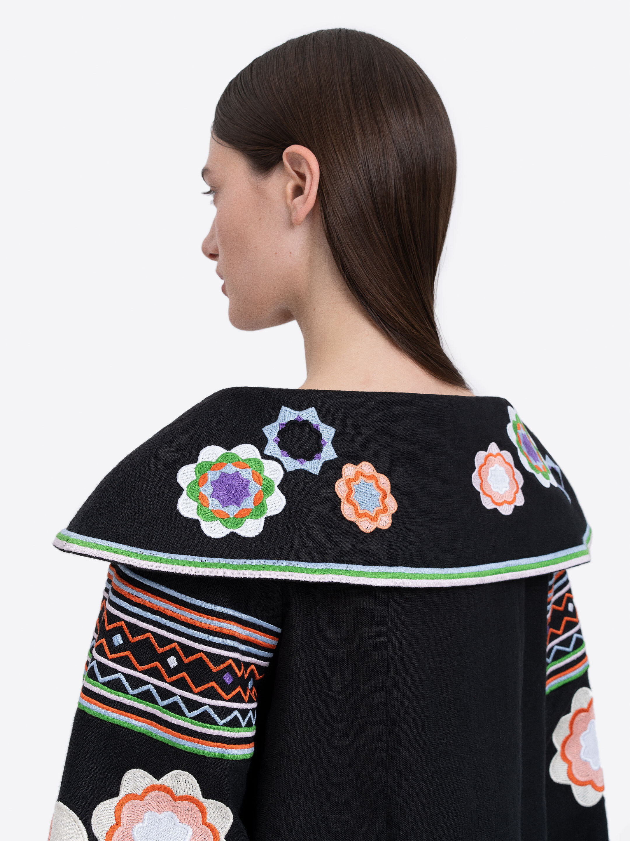 Embroidered Shirt "Black Kvitka" choose