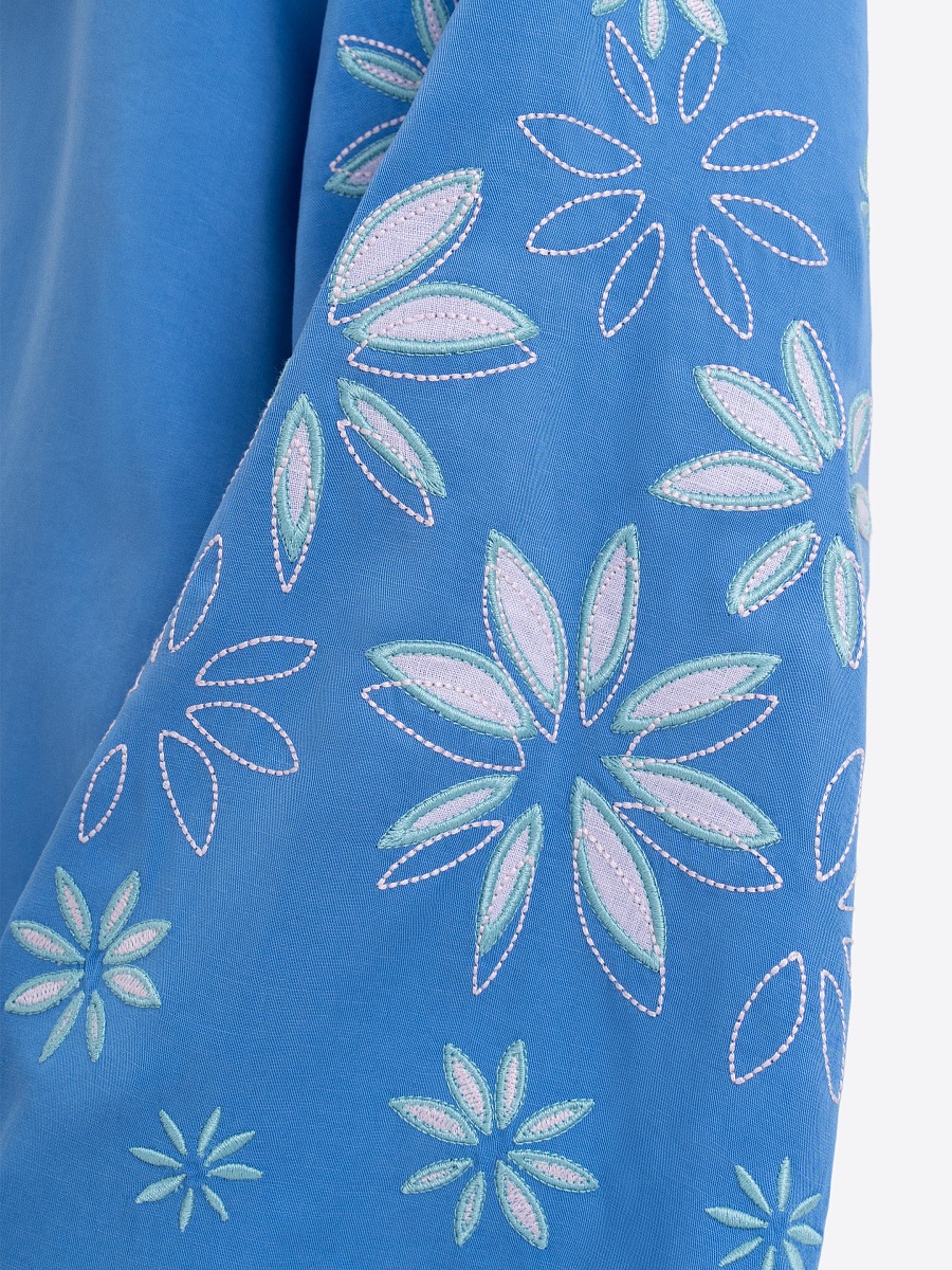Blue‑coloured lightweight shirt  “Cornflower” [0]