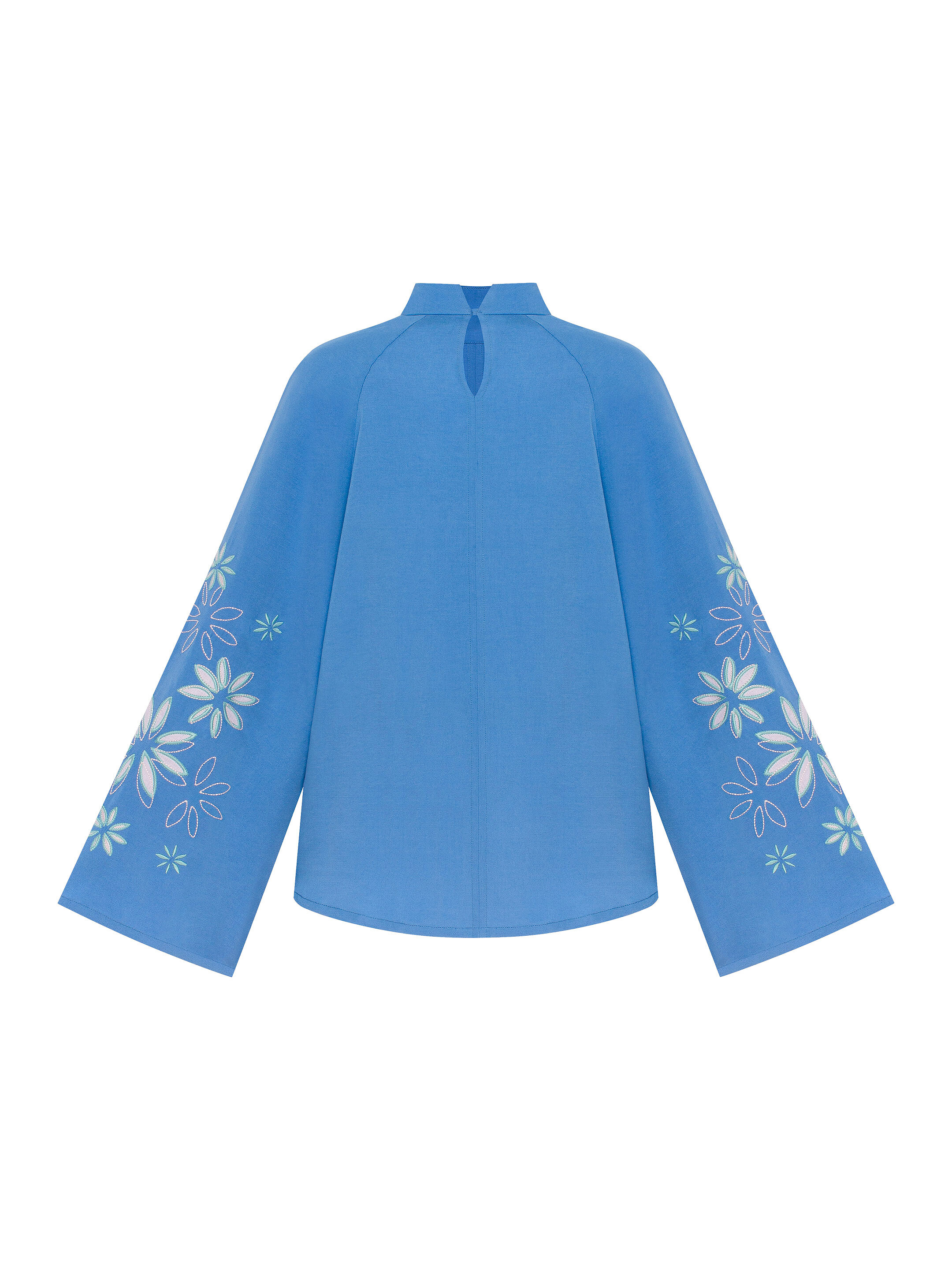 Blue‑coloured lightweight shirt  “Voloshka” sizes