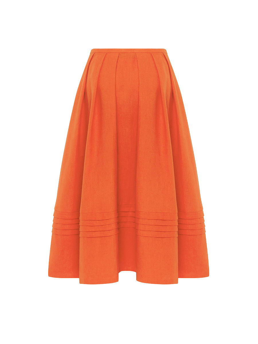 Linen embroidered skirt  “Burshtyn” [0]