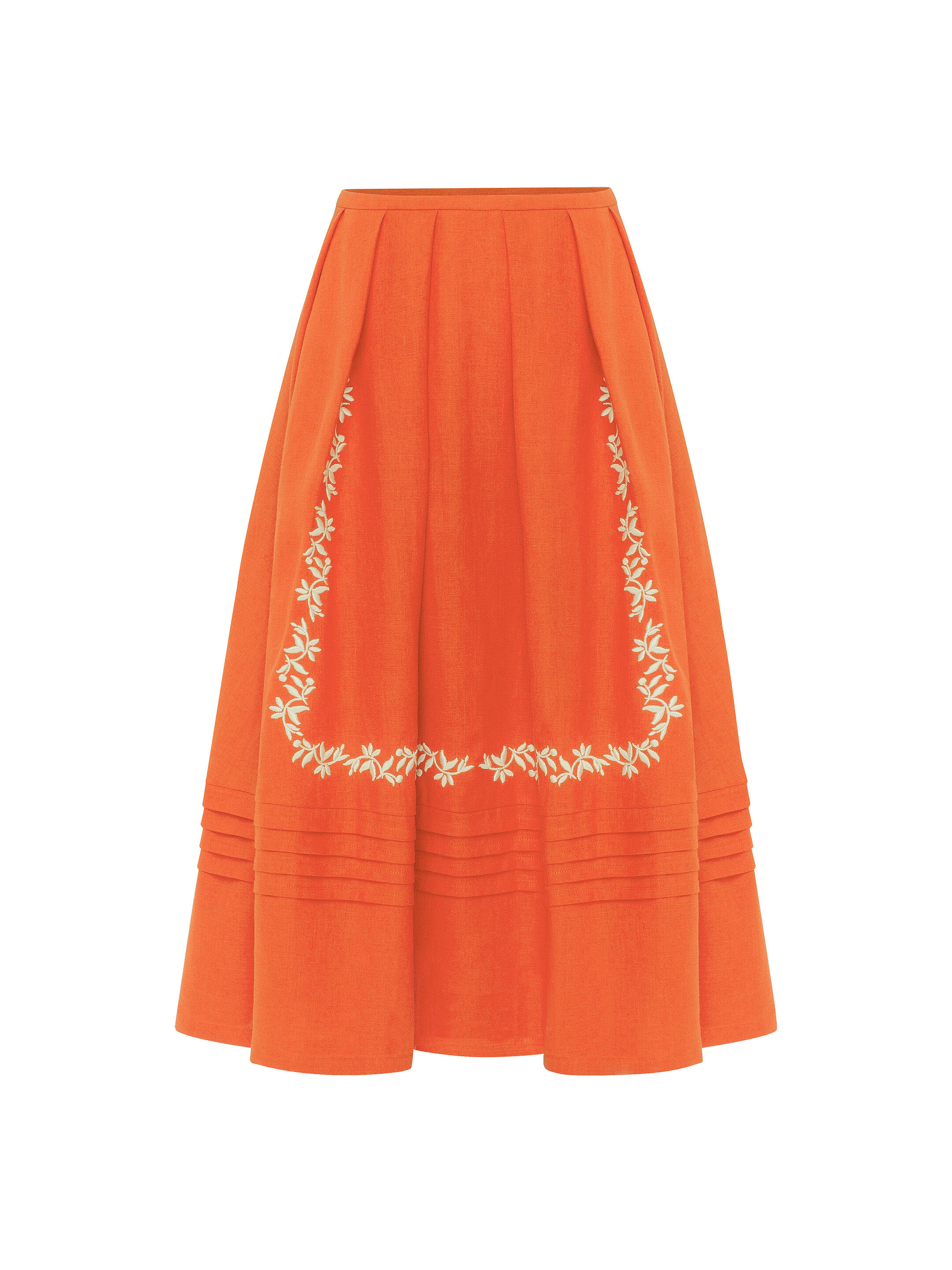Linen embroidered skirt  “Burshtyn” photo