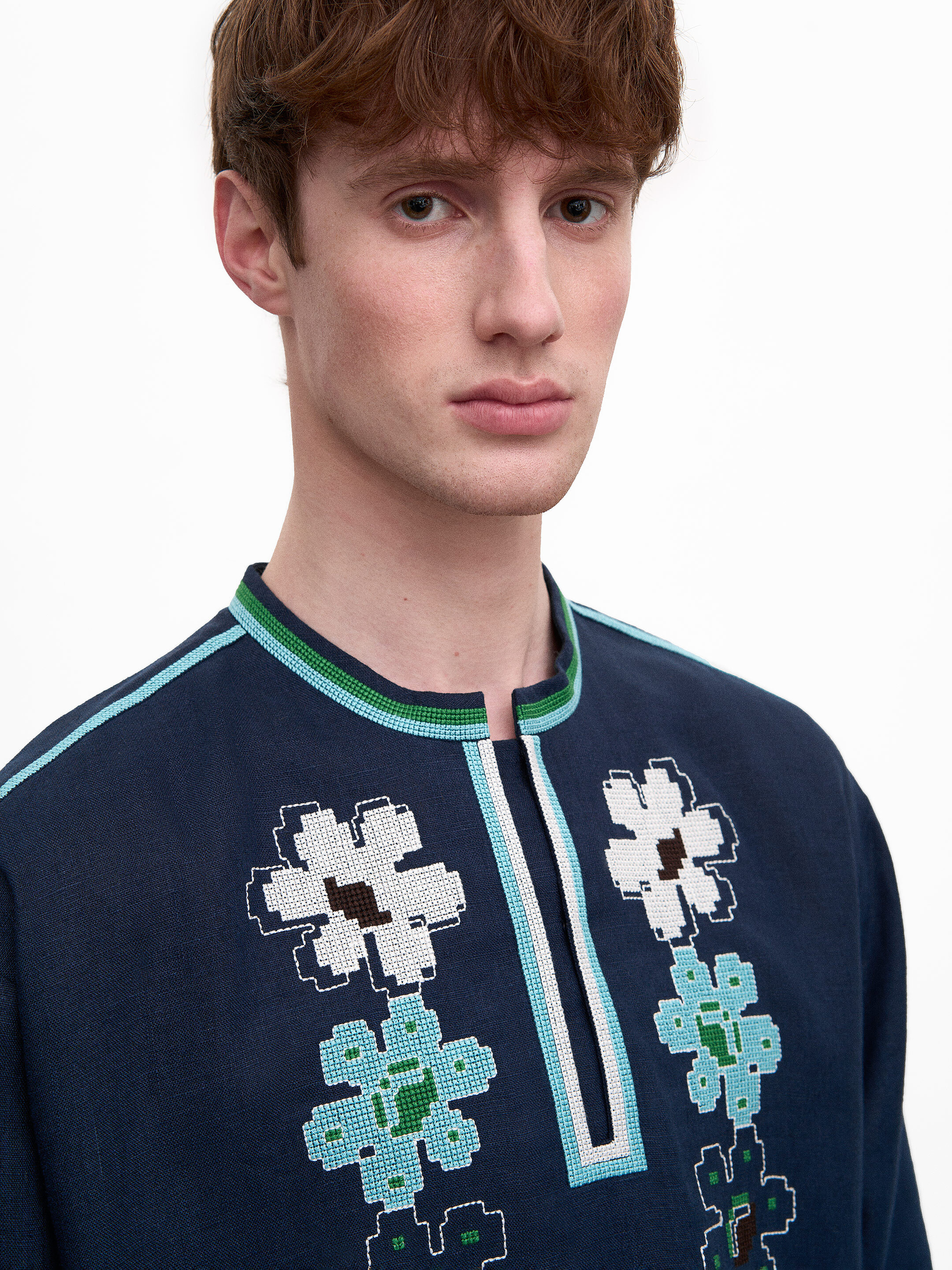 Men’s embroidered shirt  “Lekvar” cheap