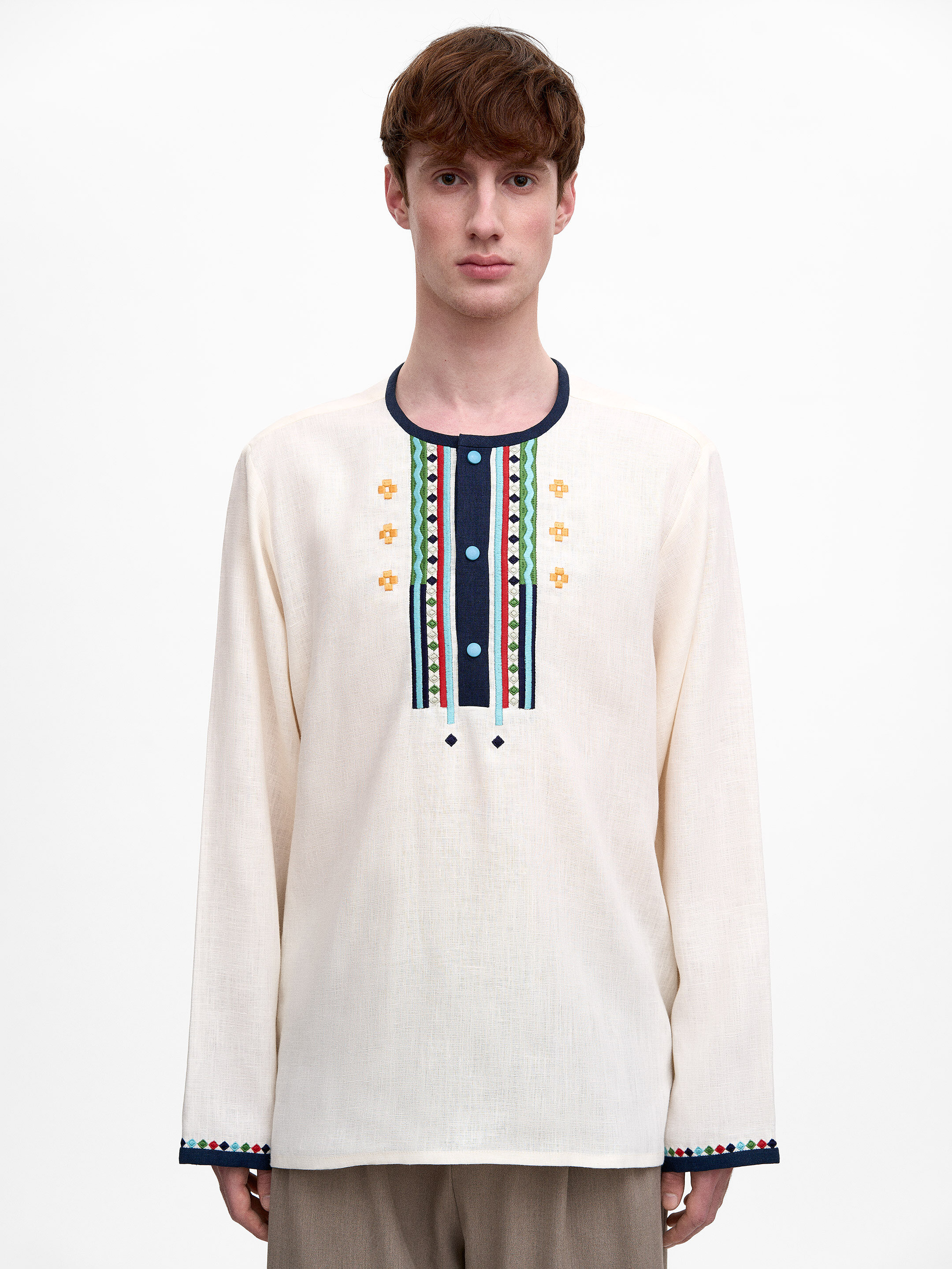 Men’s embroidered shirt  “Spektr” Buy