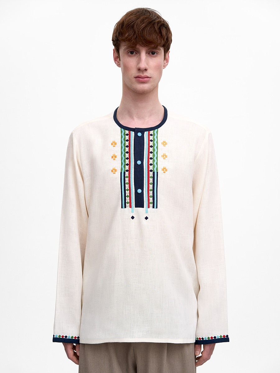 Men’s embroidered shirt  “Spektr” [0]