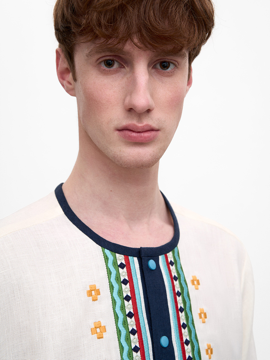 Men’s embroidered shirt  “Spektr” [0]