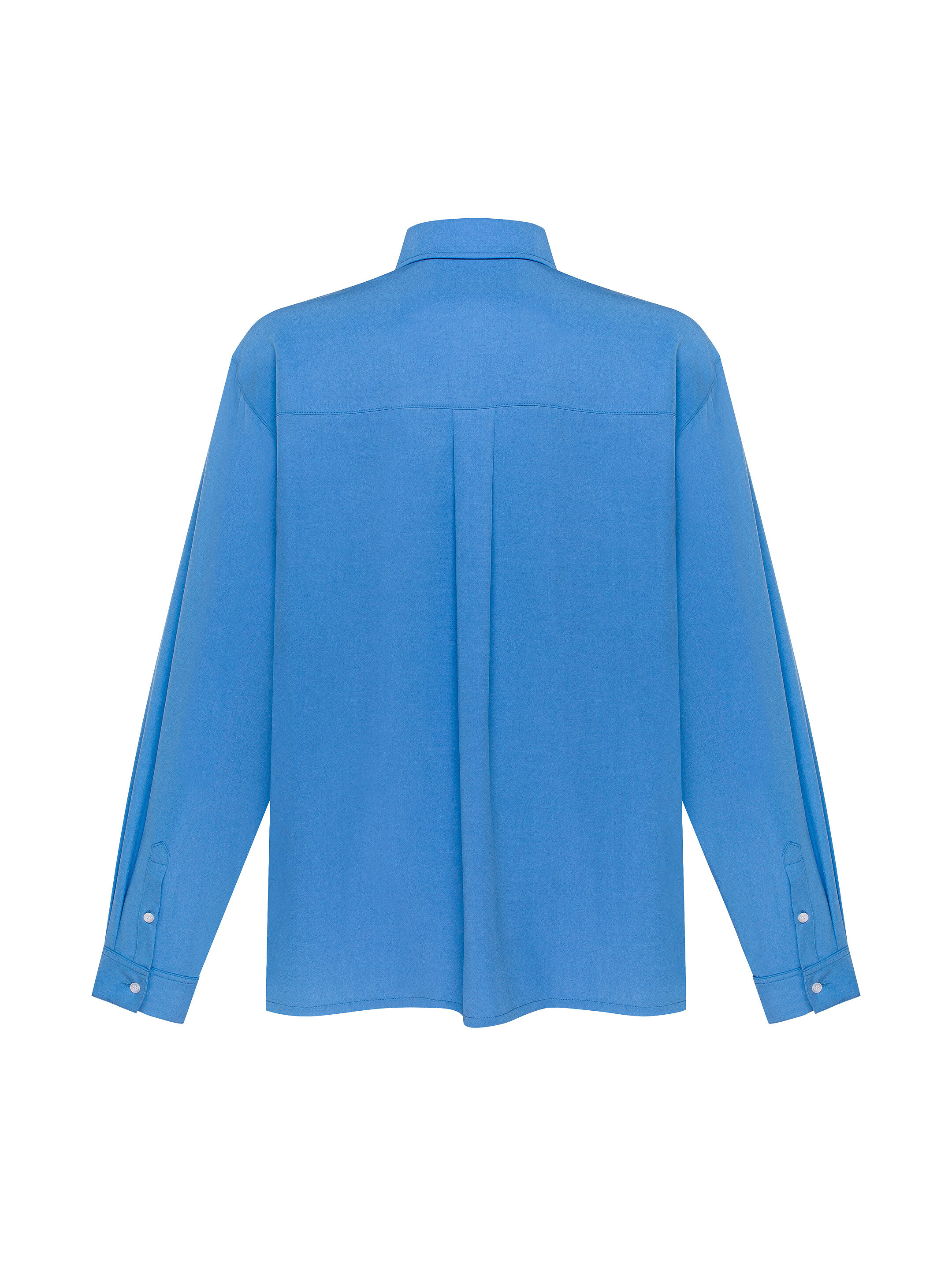 Light Embroidered Shirt "Khvylia Blue" fitting