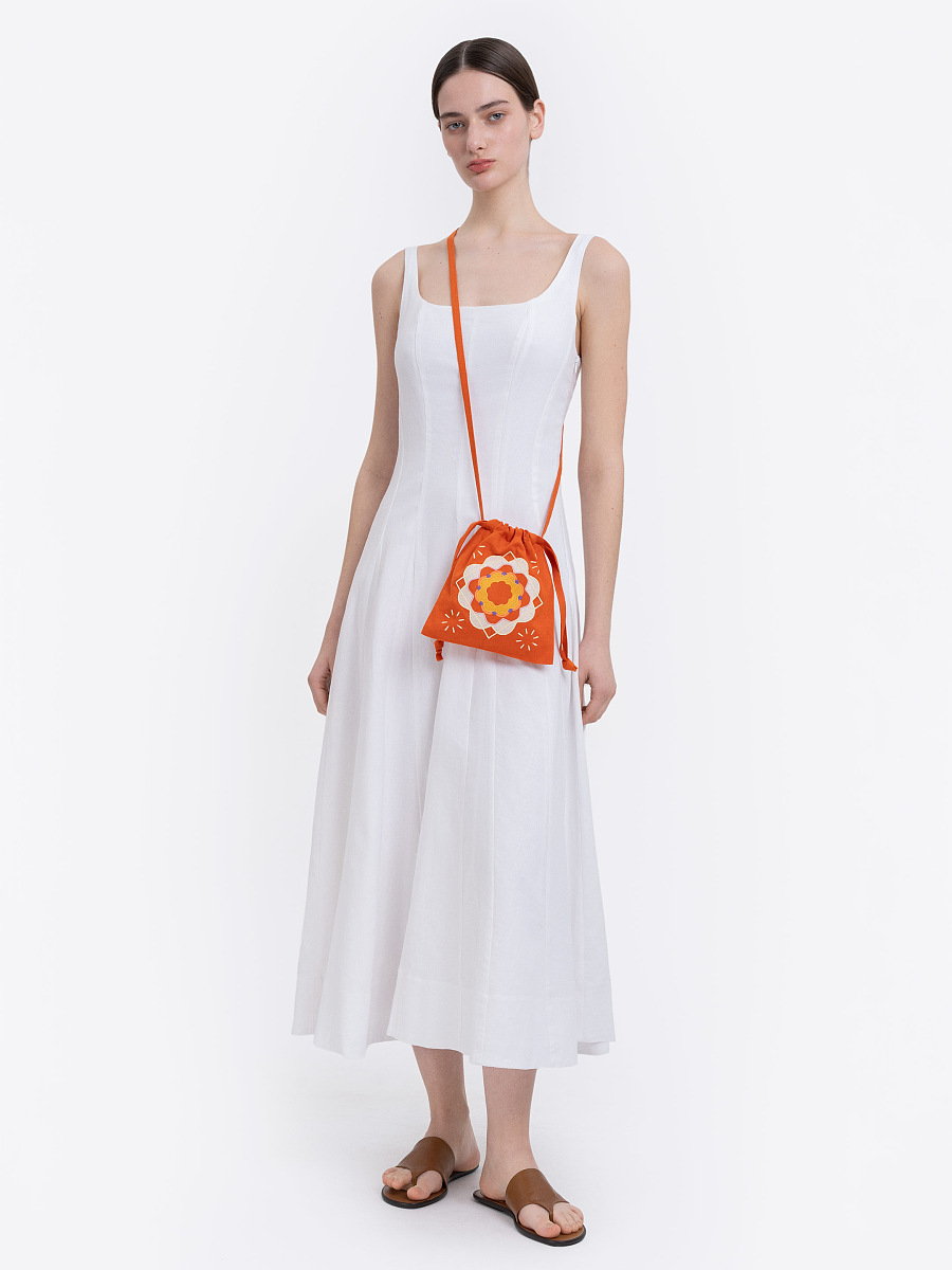 Orange drawstring bag “Peliustka” [0]
