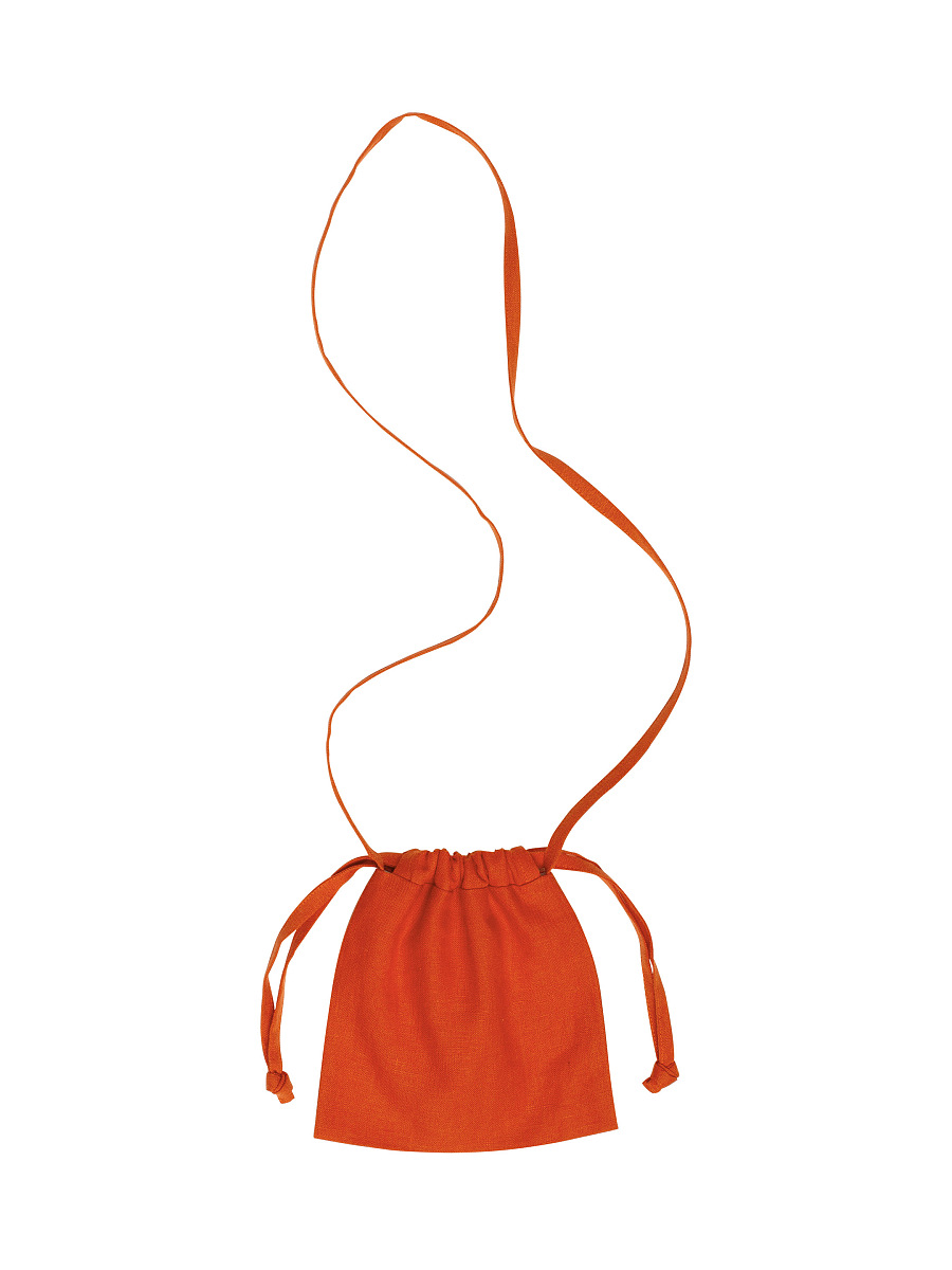 Orange drawstring bag “Peliustka” [0]