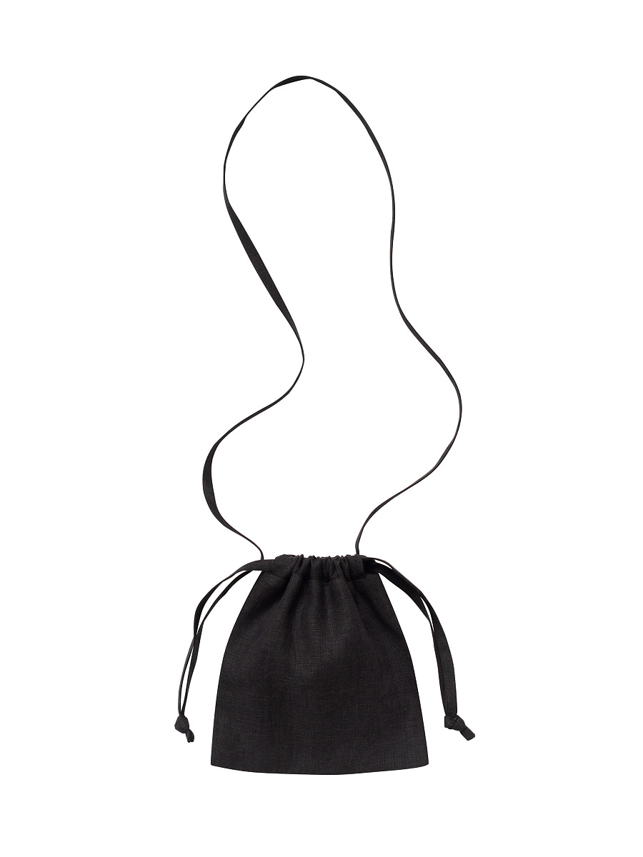 Dark drawstring bag “Peliustka” [0]