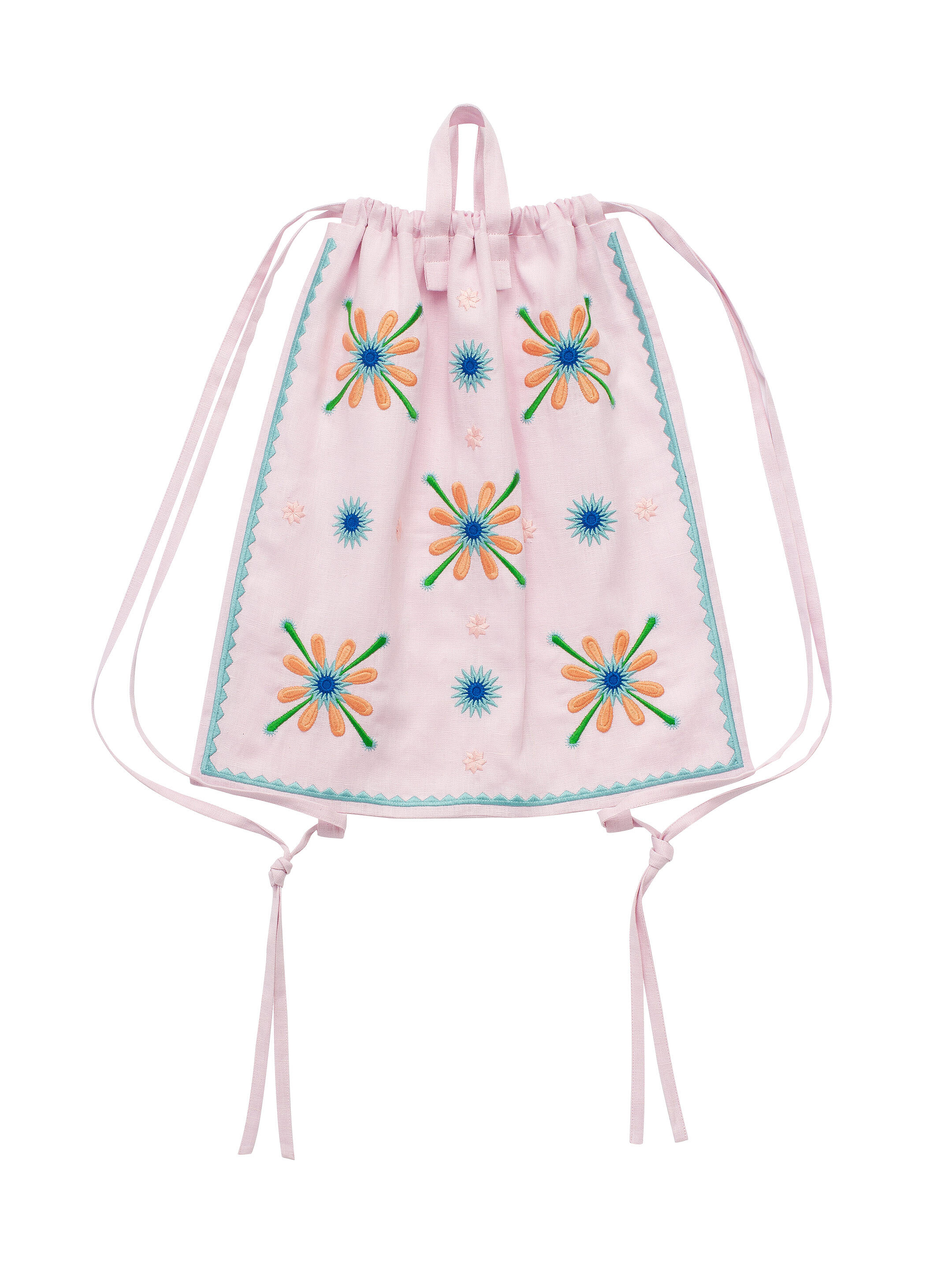 Light‑pink embroidered pouch “Blyshchyk” photo