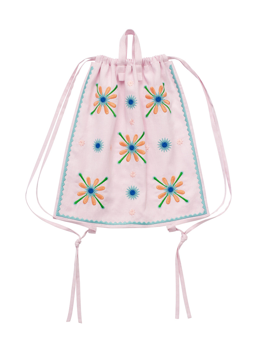Light‑pink embroidered pouch “Blyshchyk” [0]