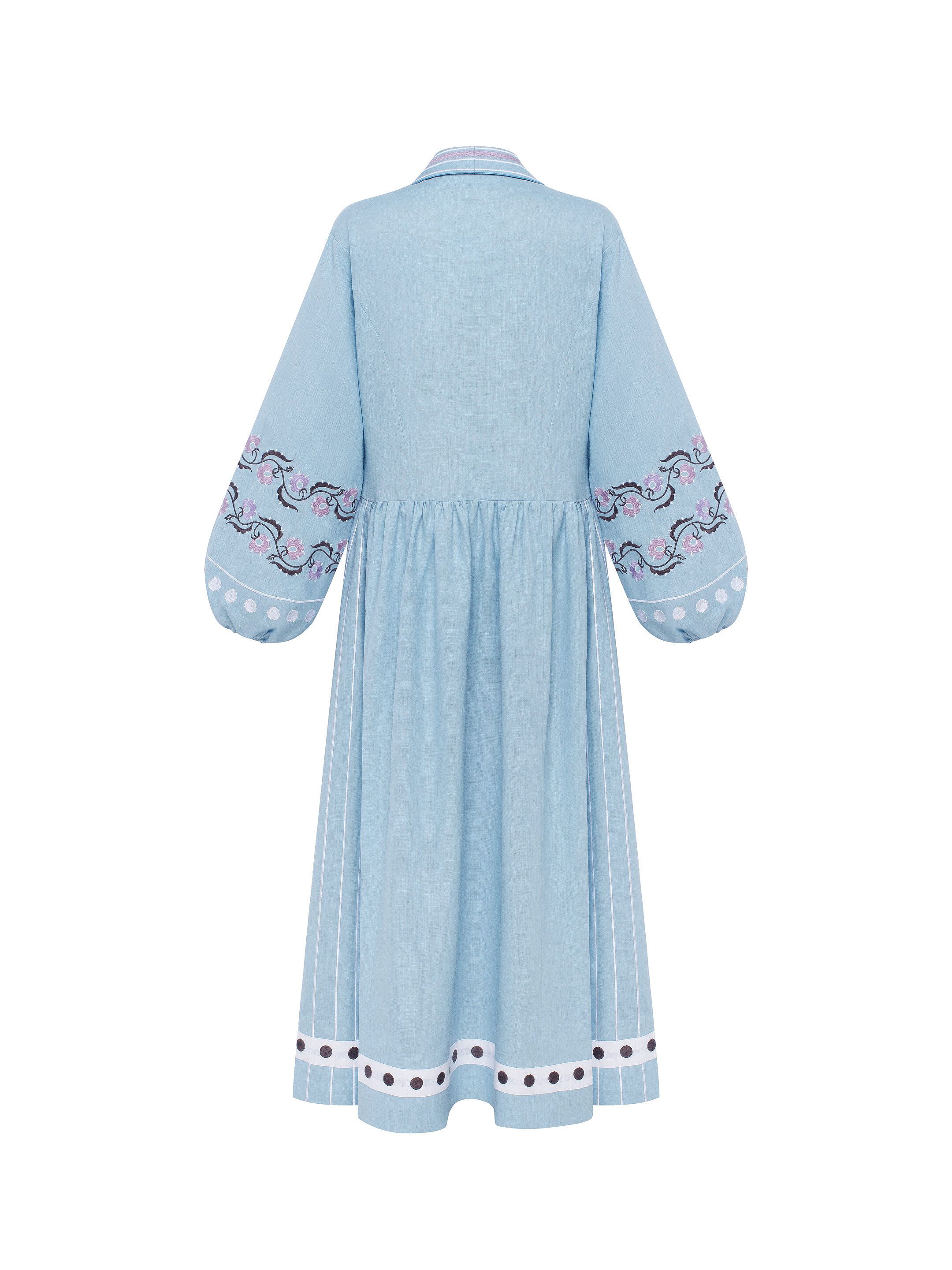 Long dress in light blue "Adaviie" sizes