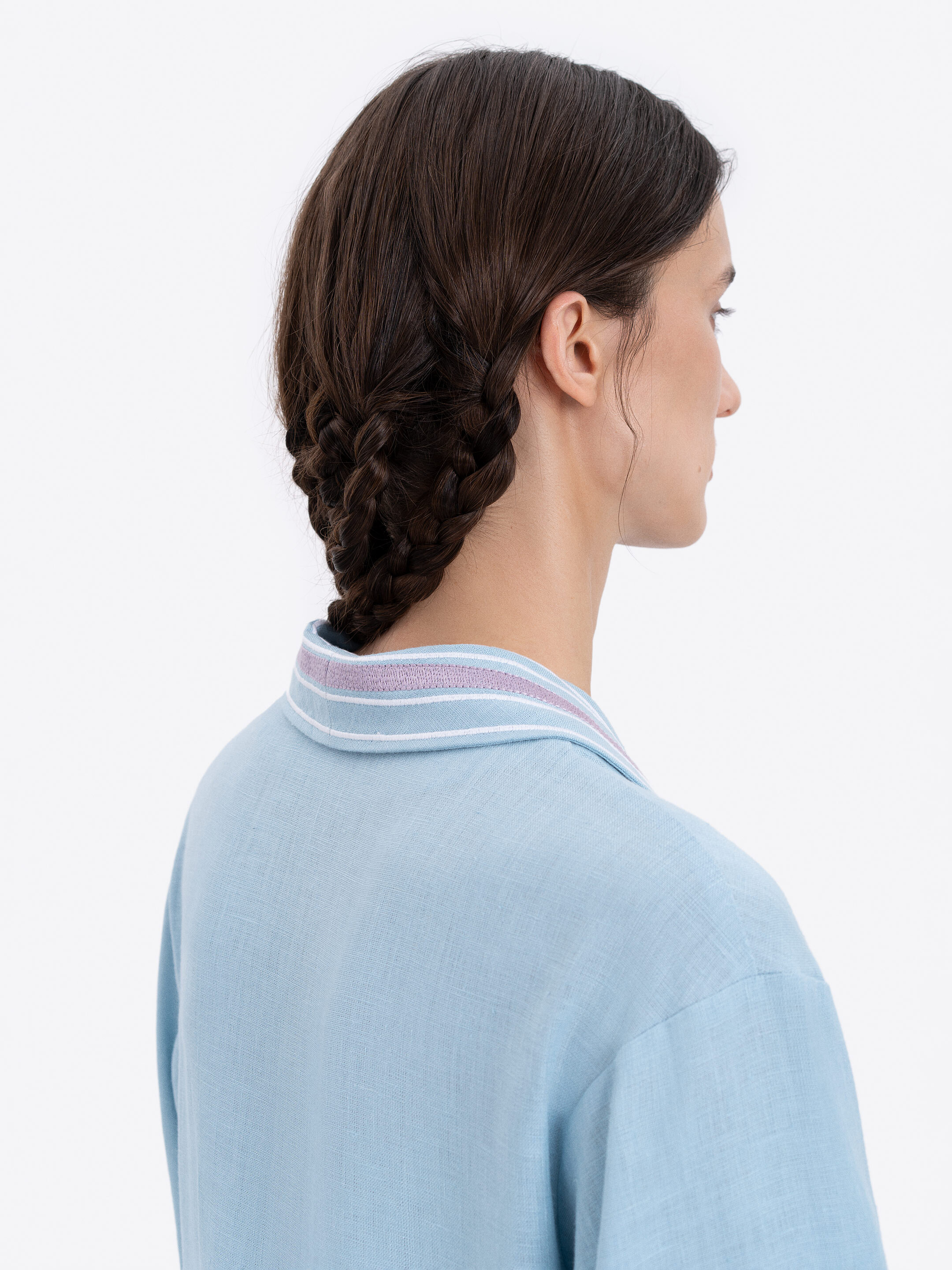 Long dress in light blue "Adaviie" ціна