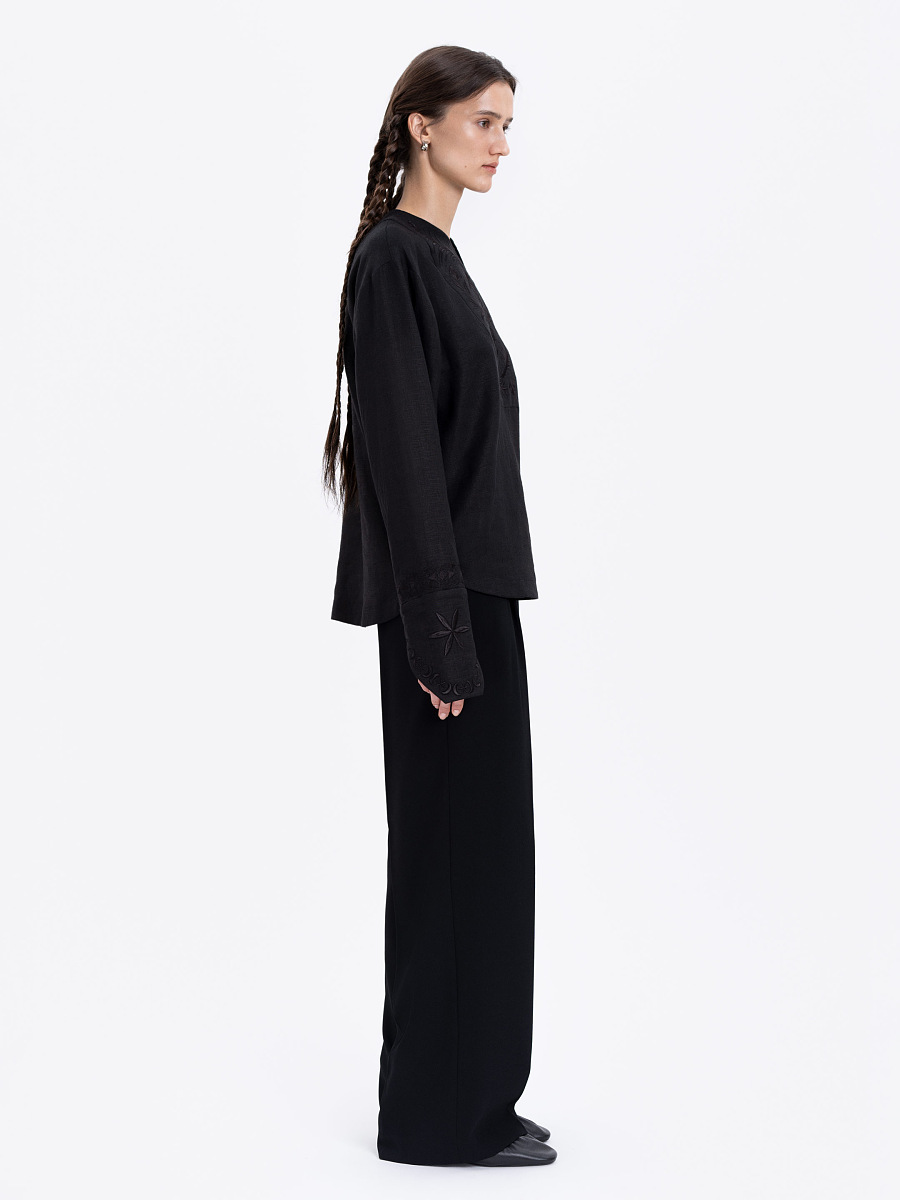 Linen embroidered shirt "Ornamenty Lesi" [0]