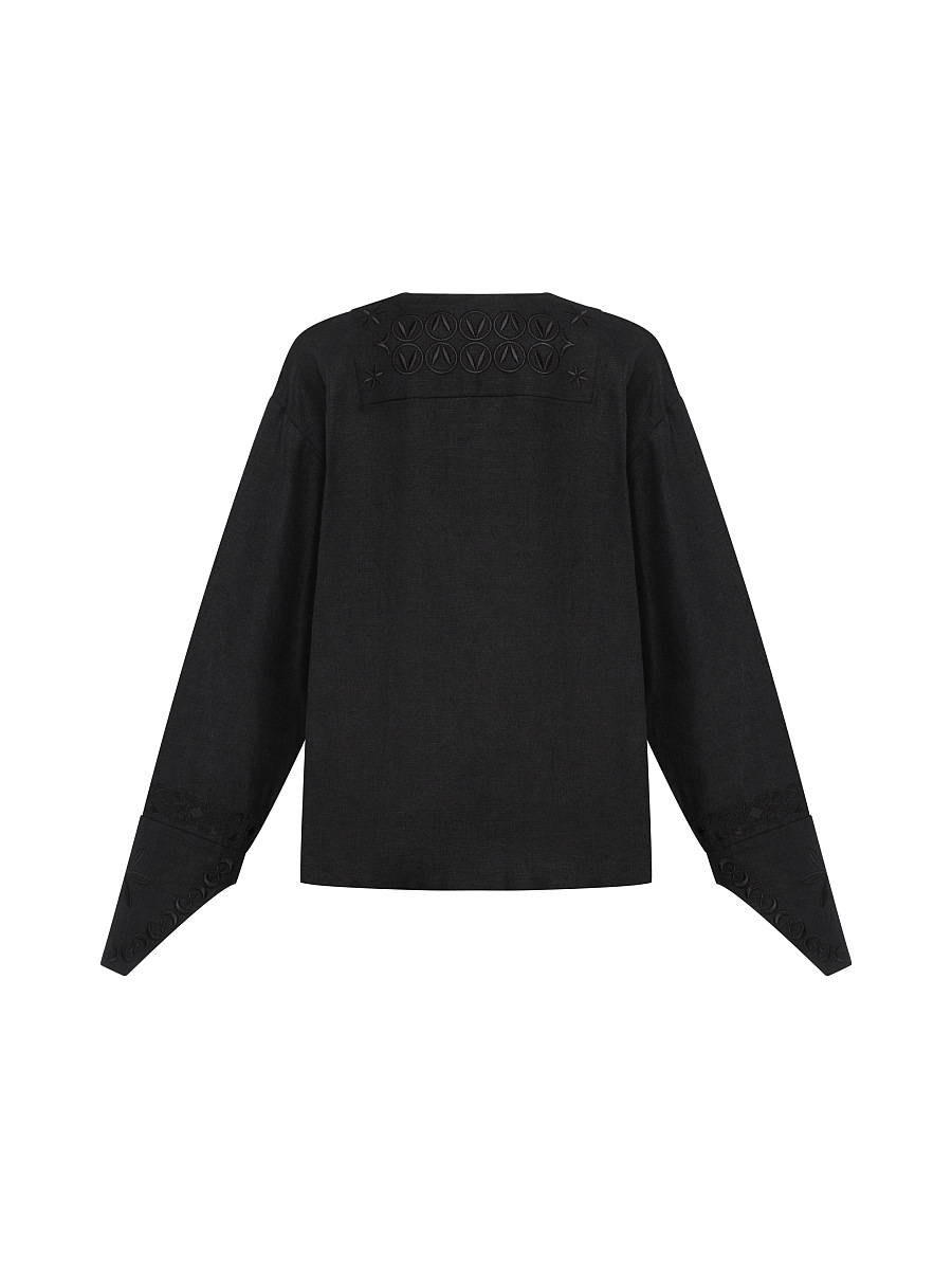 Linen embroidered shirt "Ornamenty Lesi" [0]