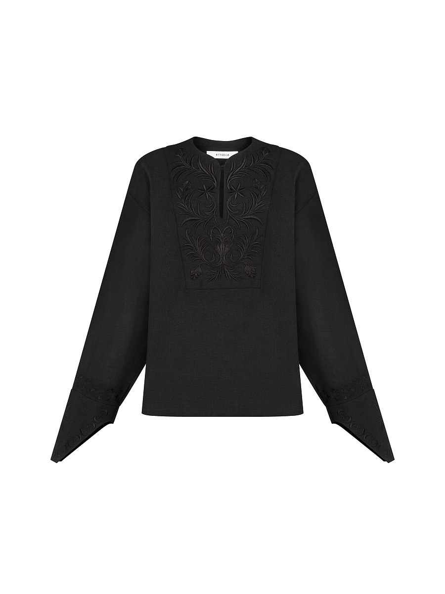 Linen embroidered shirt "Ornamenty Lesi" [0]
