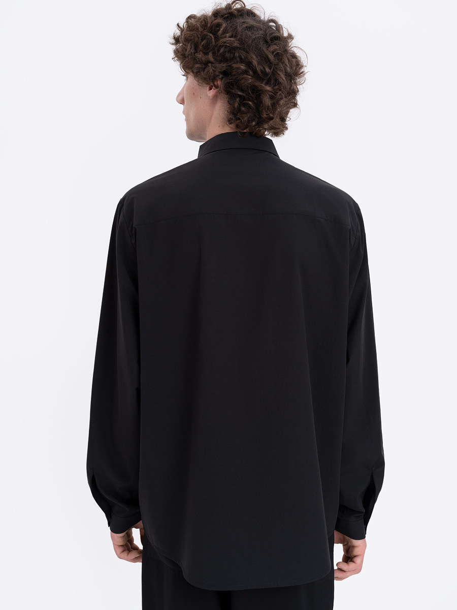 Men's embroidered shirt "Chorne ozero" [0]