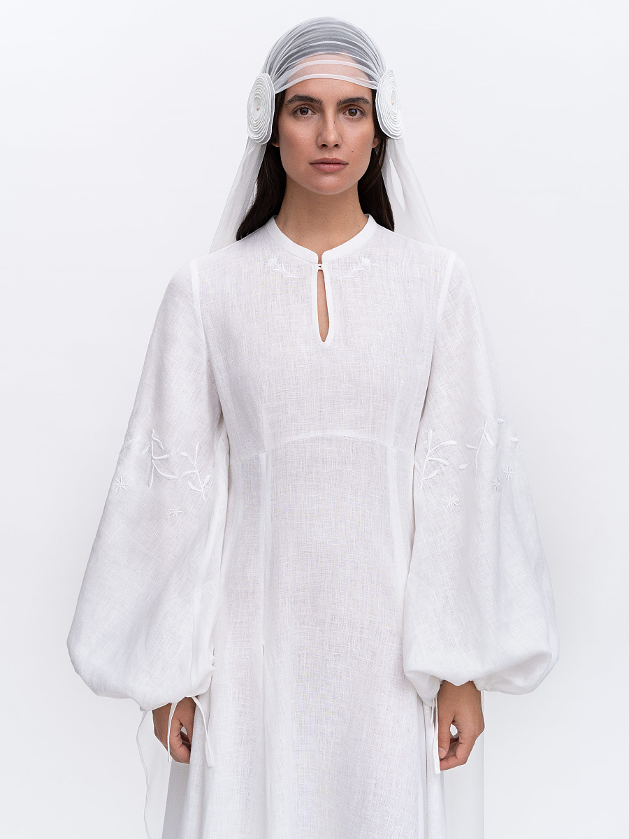 Embroidered dress "Rosa" [0]