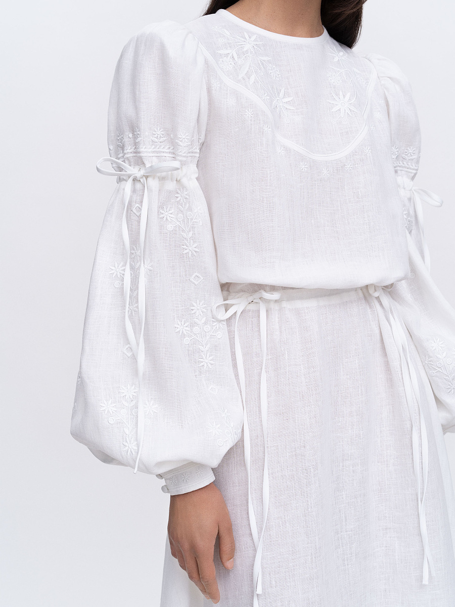 Embroidered dress "Mriia" [0]