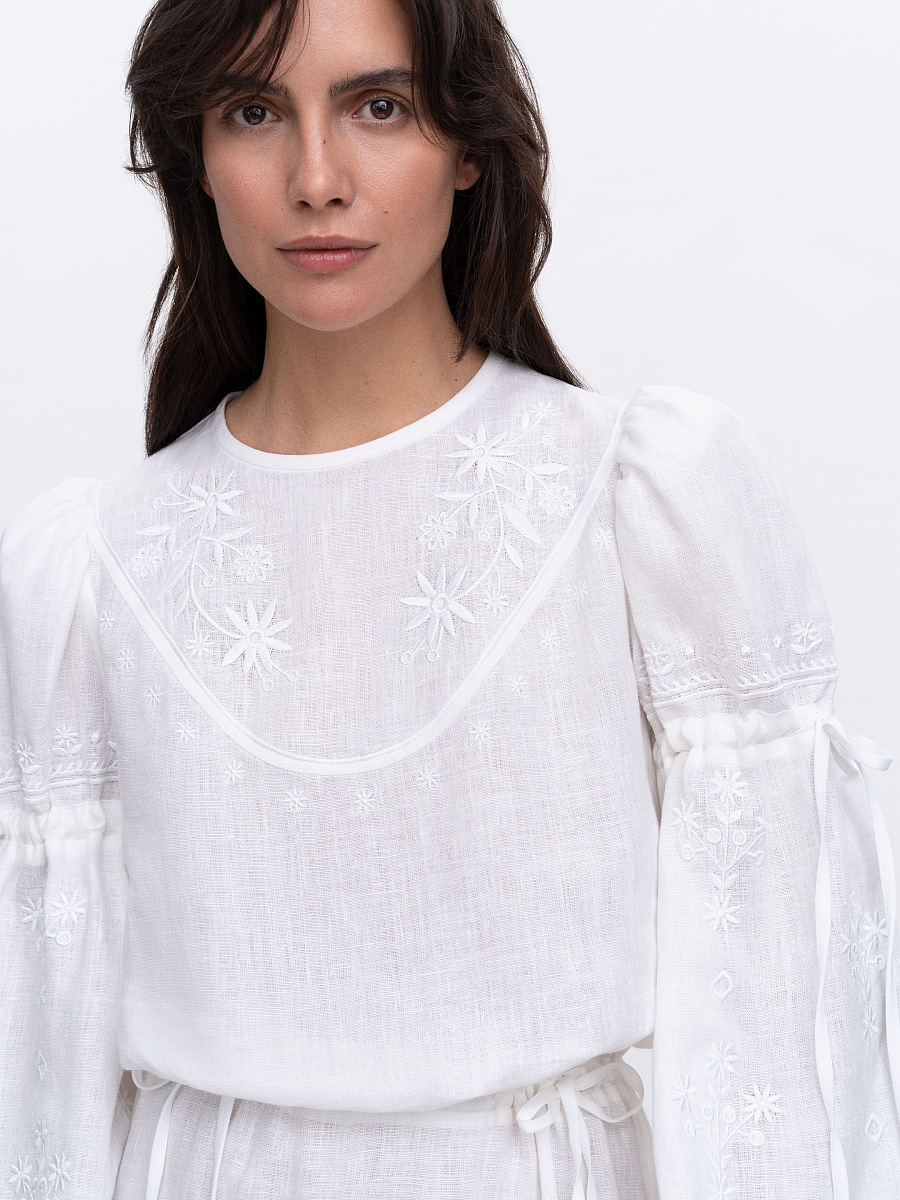Embroidered dress "Mriia" [0]