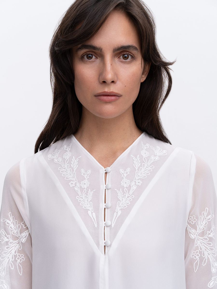 Embroidered dress "Lileia" [0]