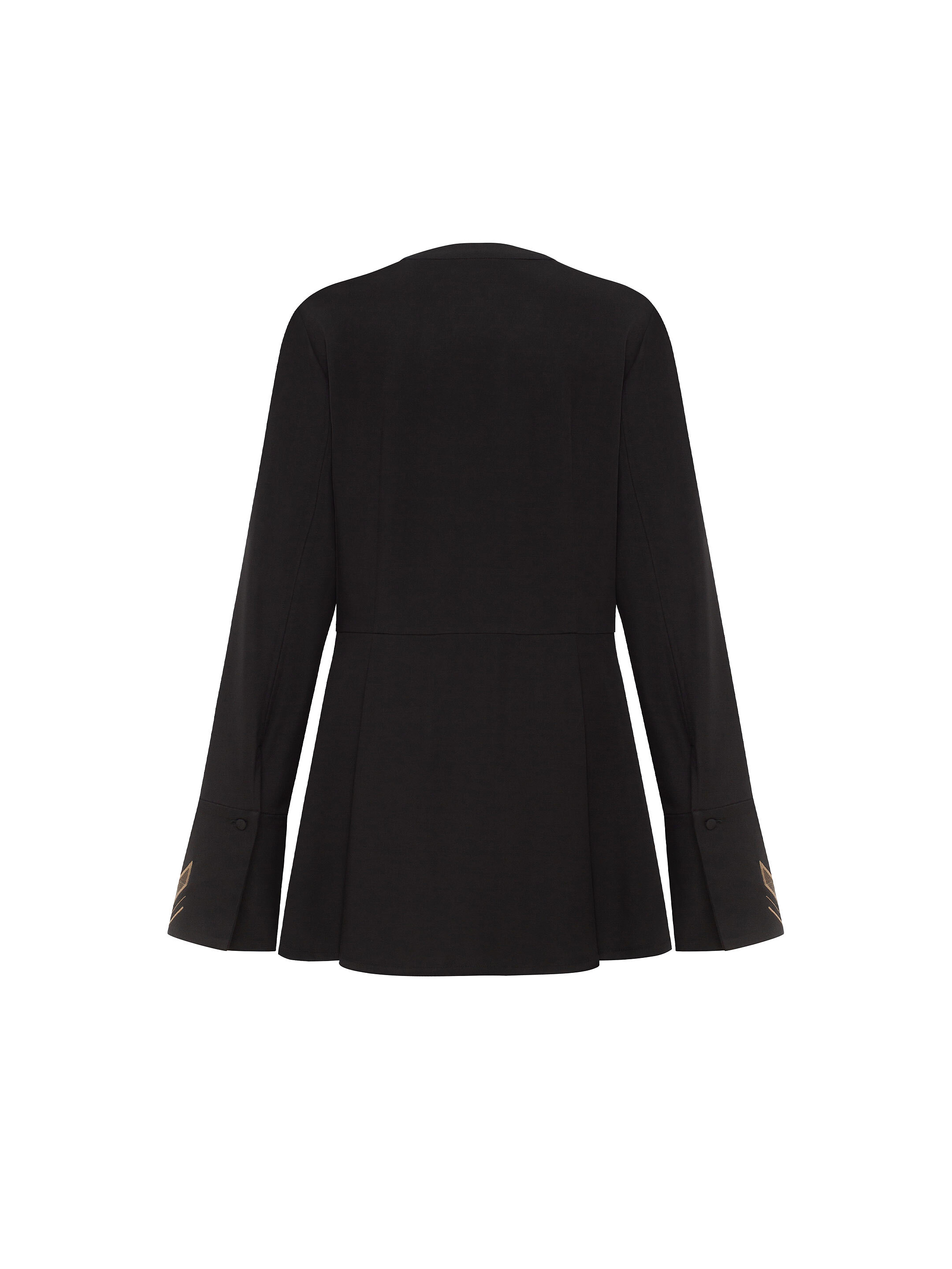 Dark embroidered shirt "Nyva temna" fitting