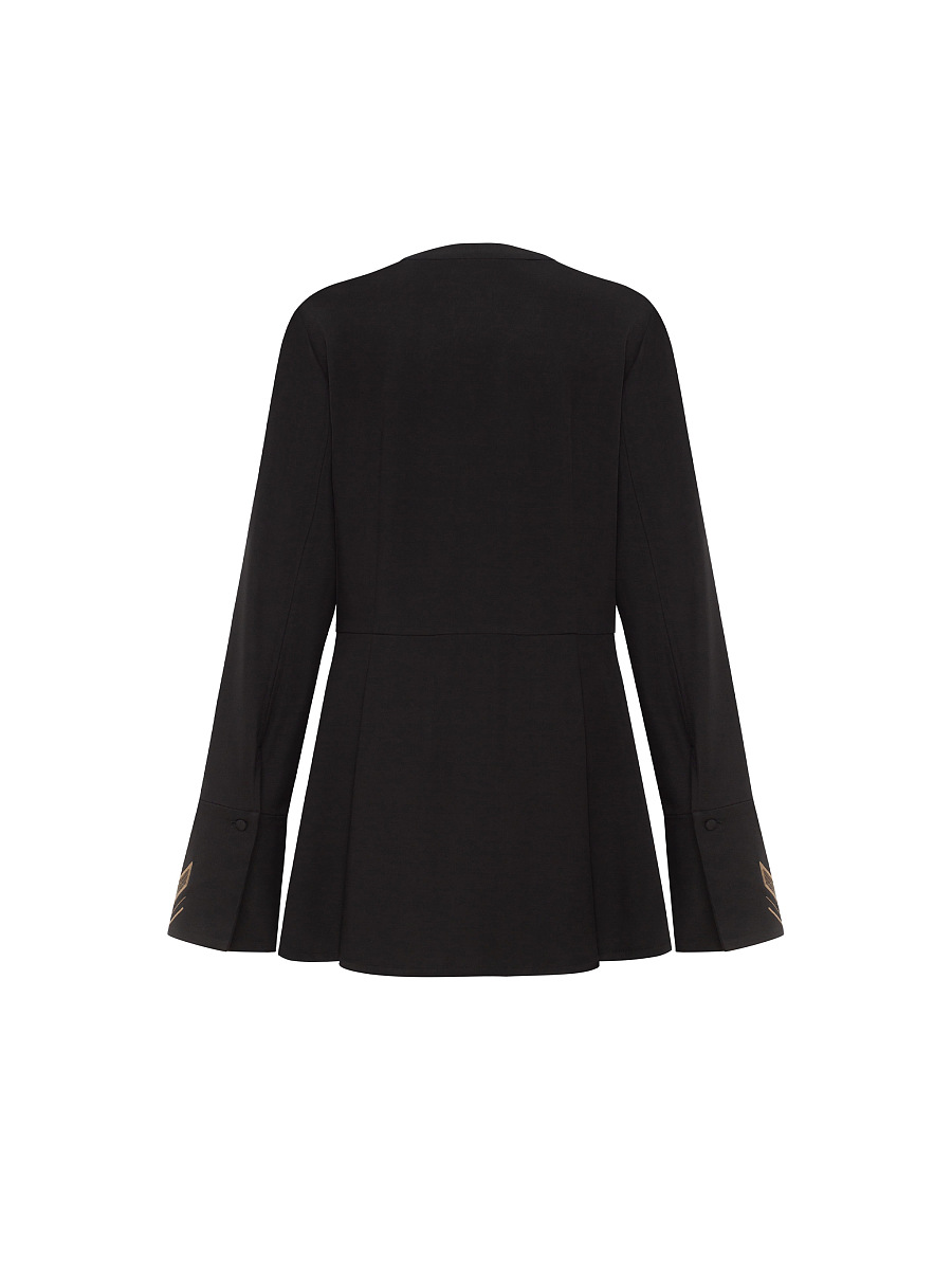 Dark embroidered shirt "Nyva temna" [0]