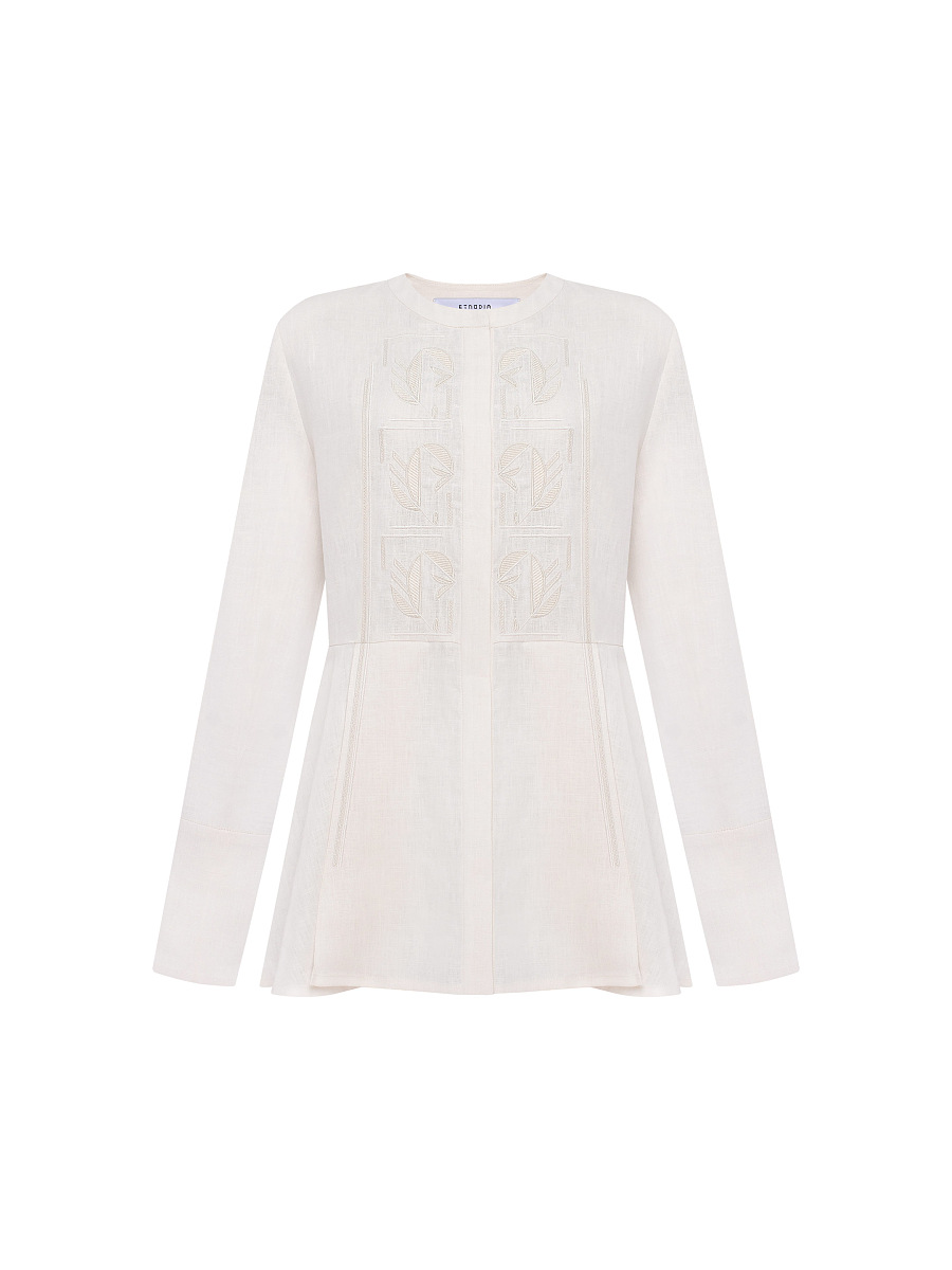 Light Embroidered Shirt "Nyva svitla" [0]