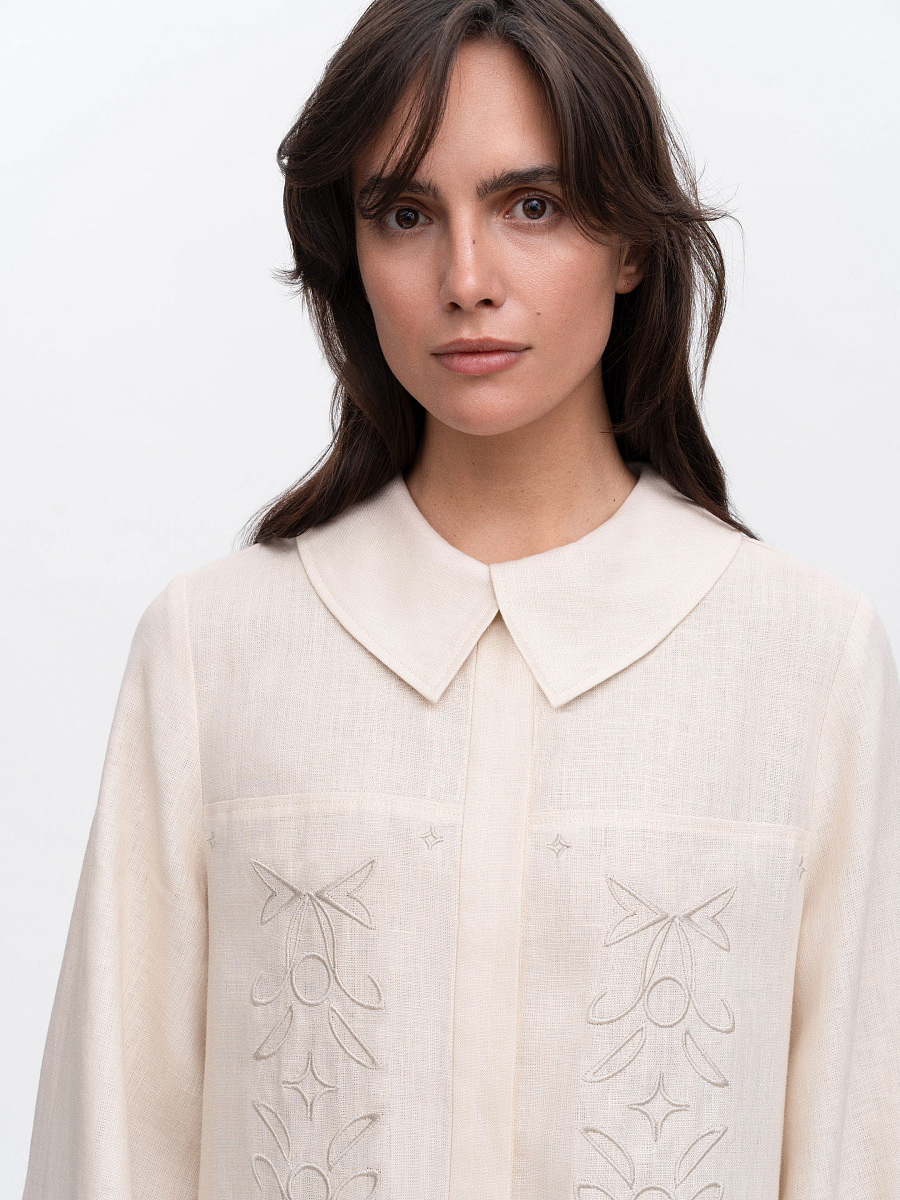 Embroidered dress “Osoka” [0]