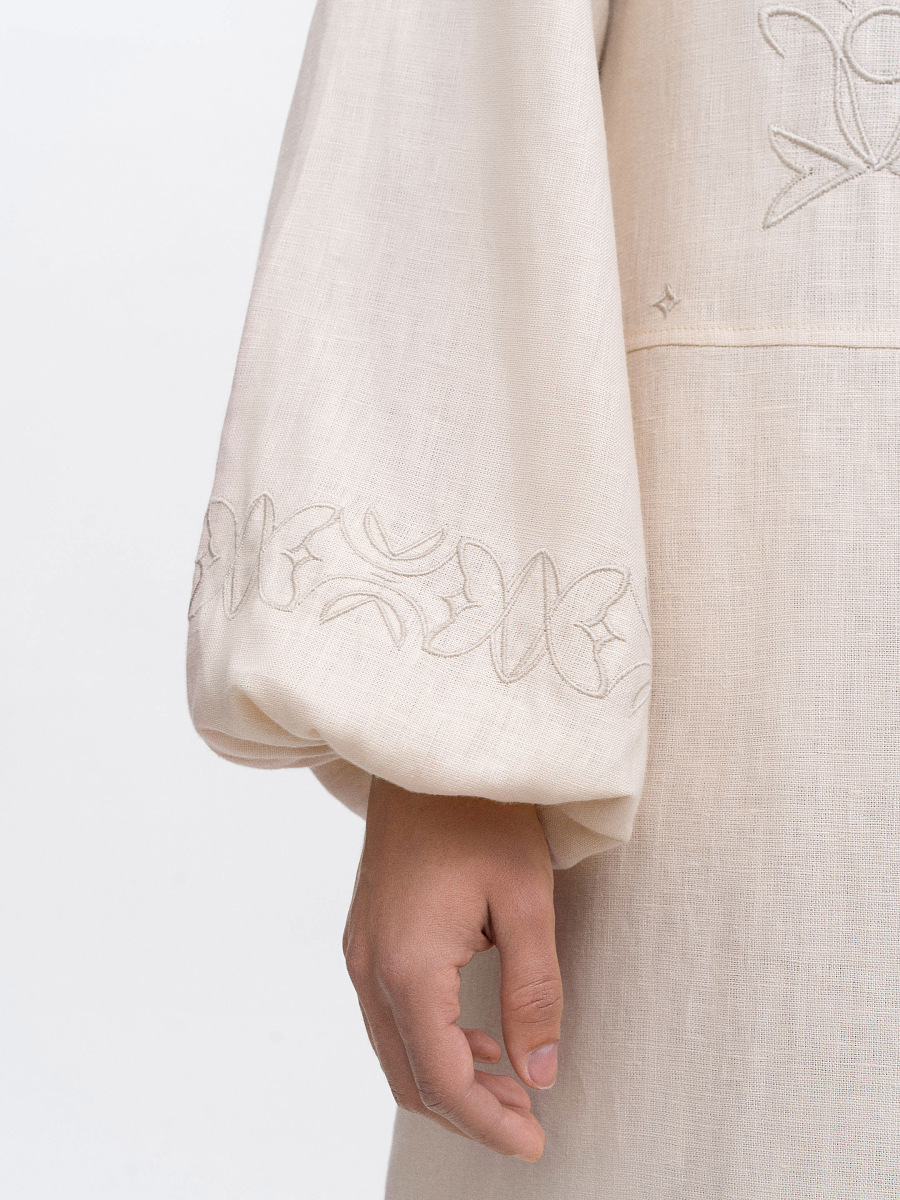 Embroidered dress “Osoka” [0]