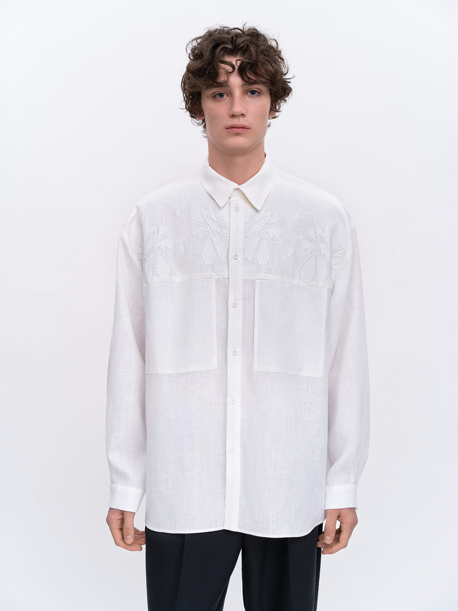 Men’s embroidered shirt  “Vasyl” [0]