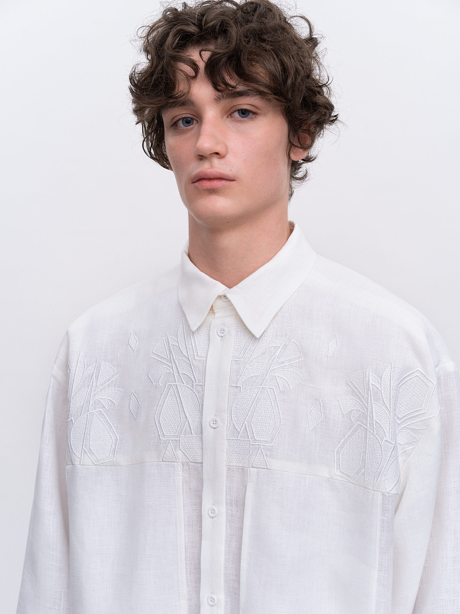 Men’s embroidered shirt  “Vasyl” [0]