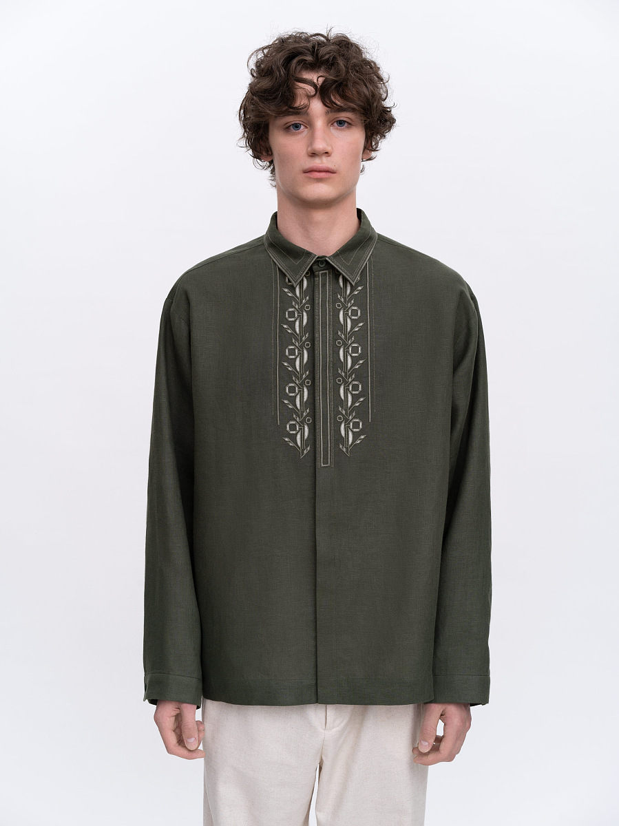 Men’s embroidered shirt  “Hai” [0]